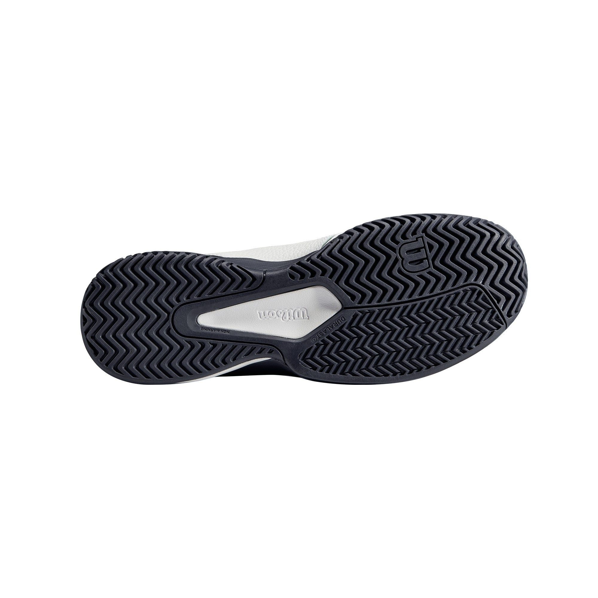 Wilson Rush Comp Leder Allcourt (Stabil) weiss Herren Tennisschuh