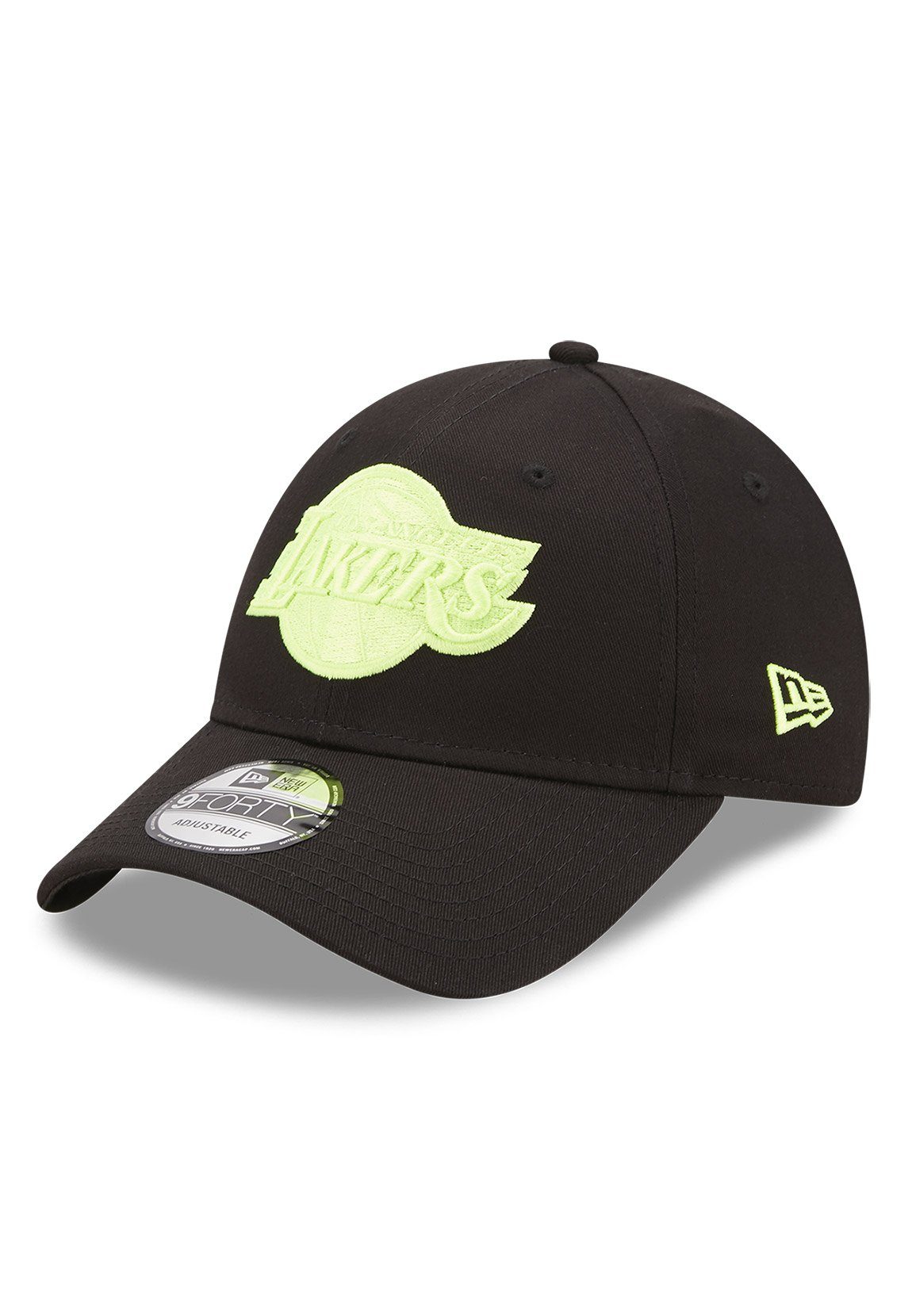 New Era Baseball Cap New Era Neon 9Forty Adjustable Cap LA LAKERS Schwarz