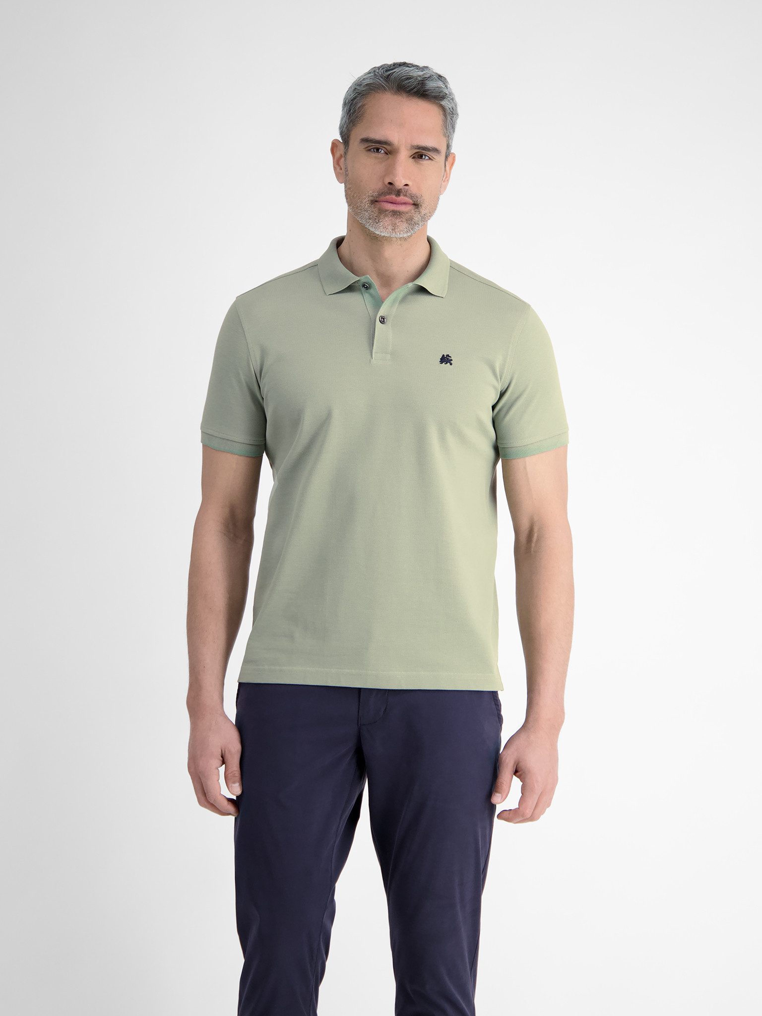 LERROS Kurzarmshirt mit Logostickerei auf der günstig online kaufen