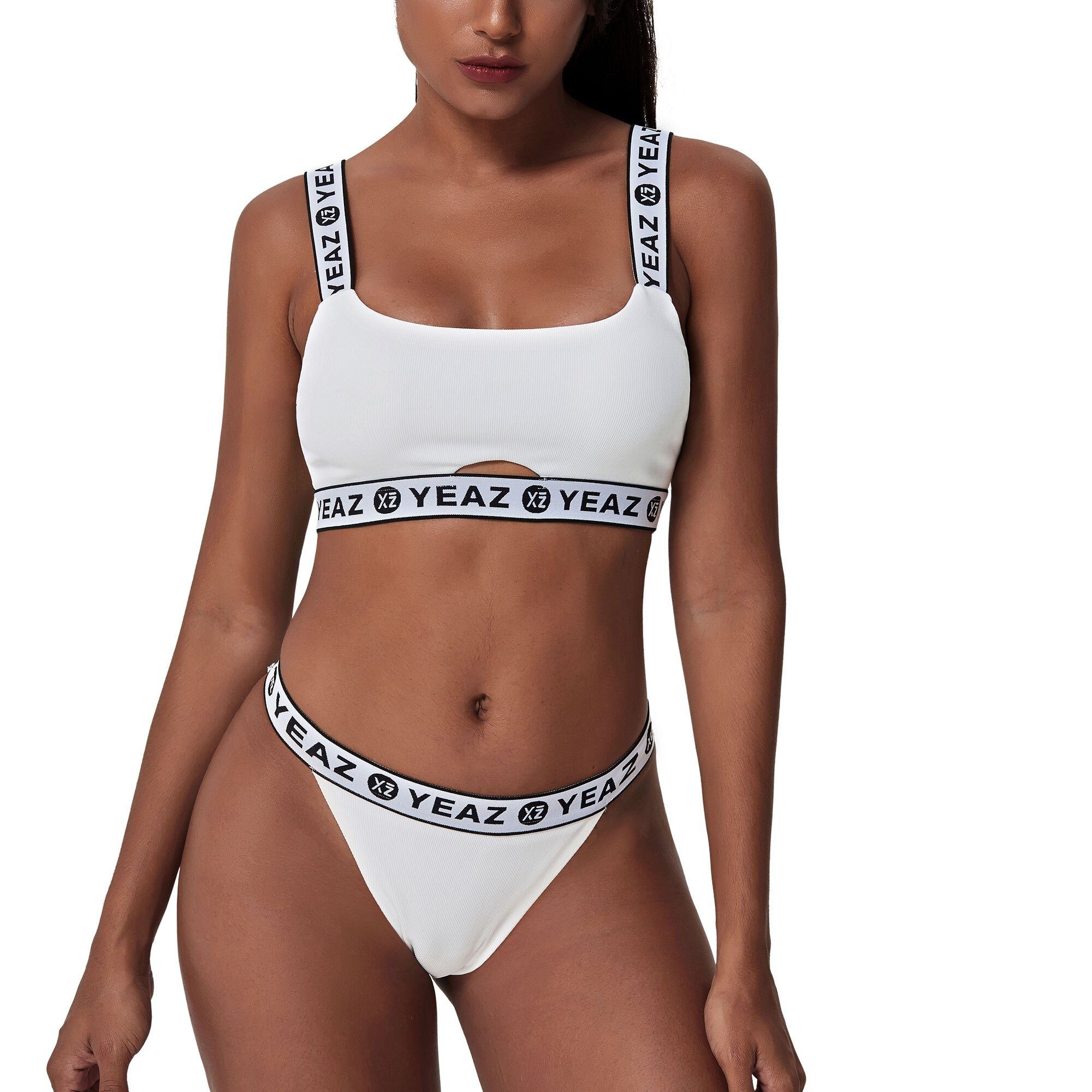 YEAZ Bustier-Bikini weiß (2-St) BAGATELLE bikini-set Bikini-Set