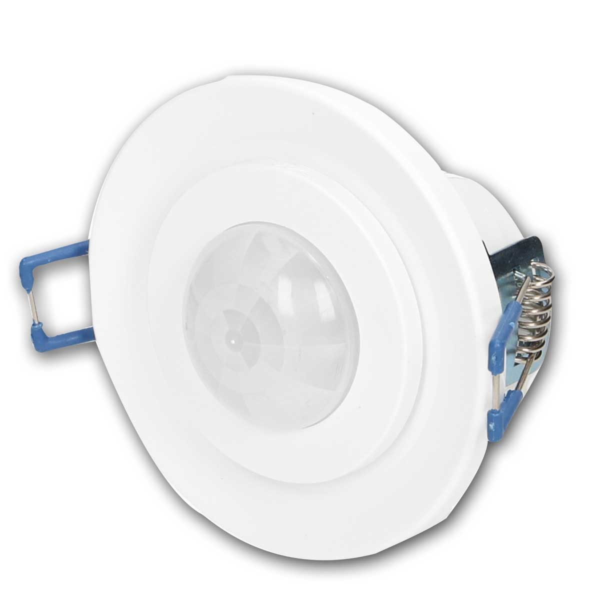 world-trading-net Bewegungsmelder Decken-Einbau-Bewegungsmelder 360° weiß LED-geeign