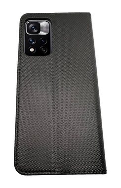 cofi1453 Handyhülle Hülle für XIAOMI REDMI NOTE 11 PRO PLUS 5G Schwarz 6,67 Zoll, Kunstleder Schutzhülle Handy Wallet Case Cover mit Kartenfächern, Standfunktion