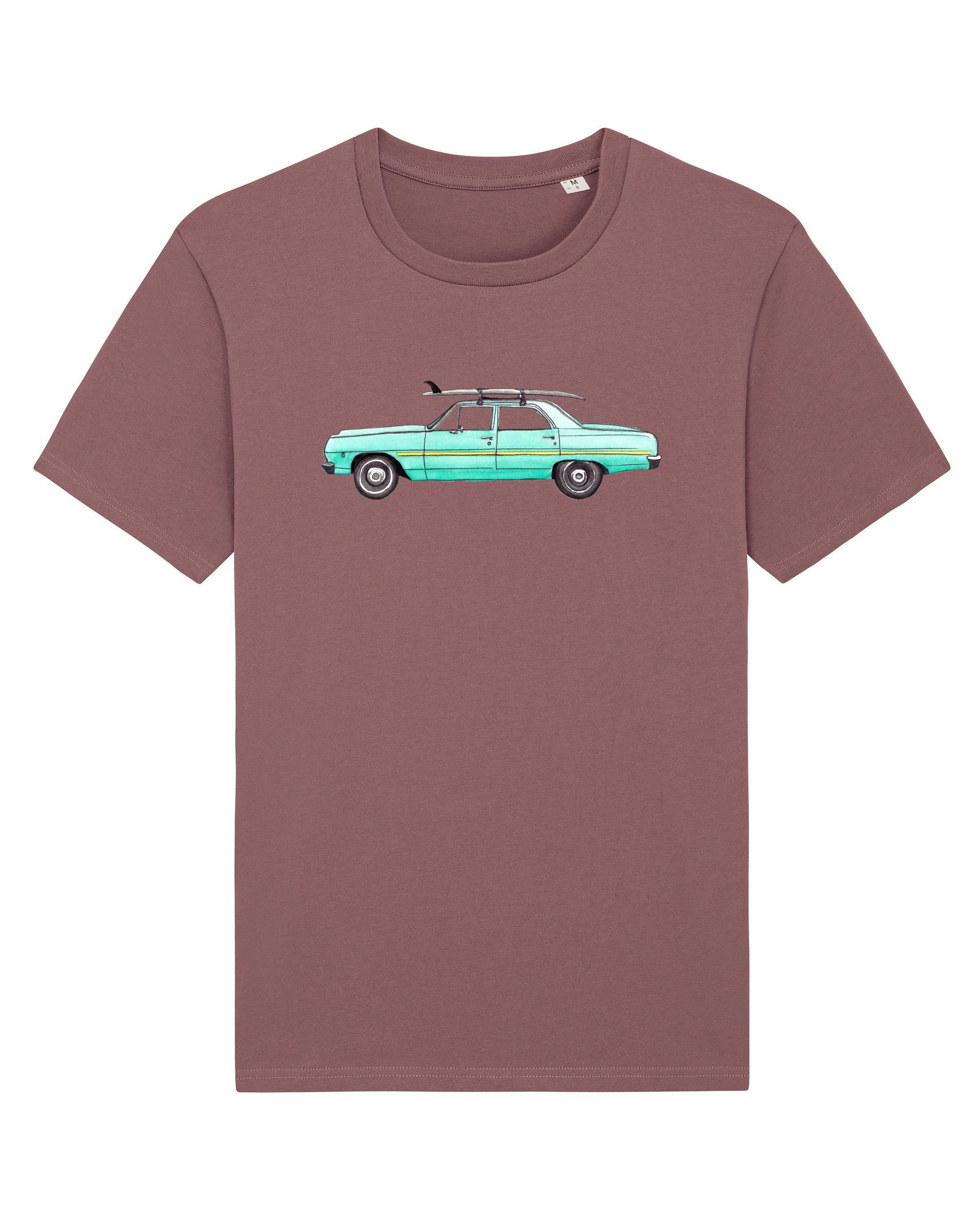 wat? Apparel Print-Shirt Surf Car (1-tlg) Kaffa Coffee