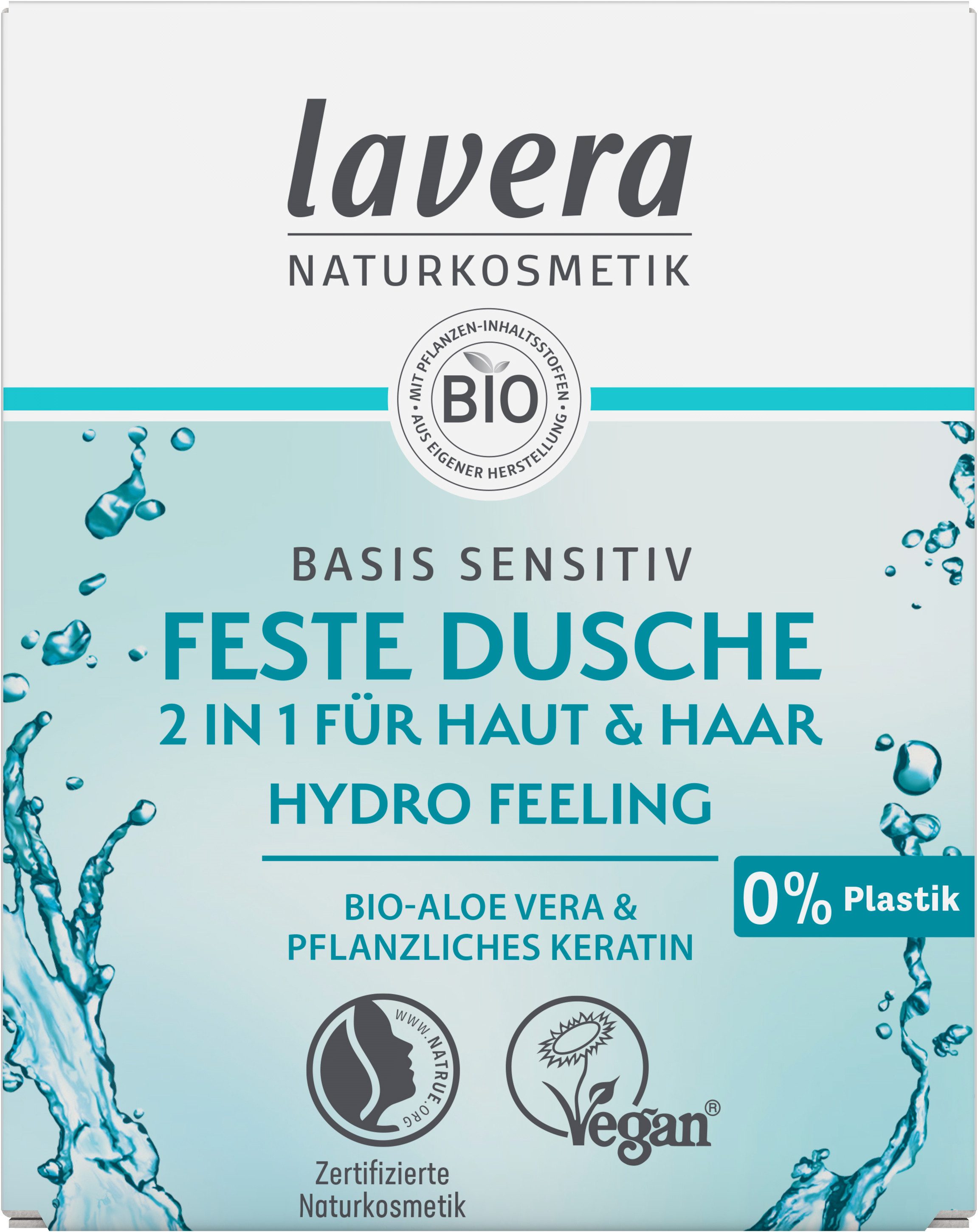 lavera Festes Haarshampoo lavera - Feste Dusche 2 in 1 basis sensitive Hydro Feeling