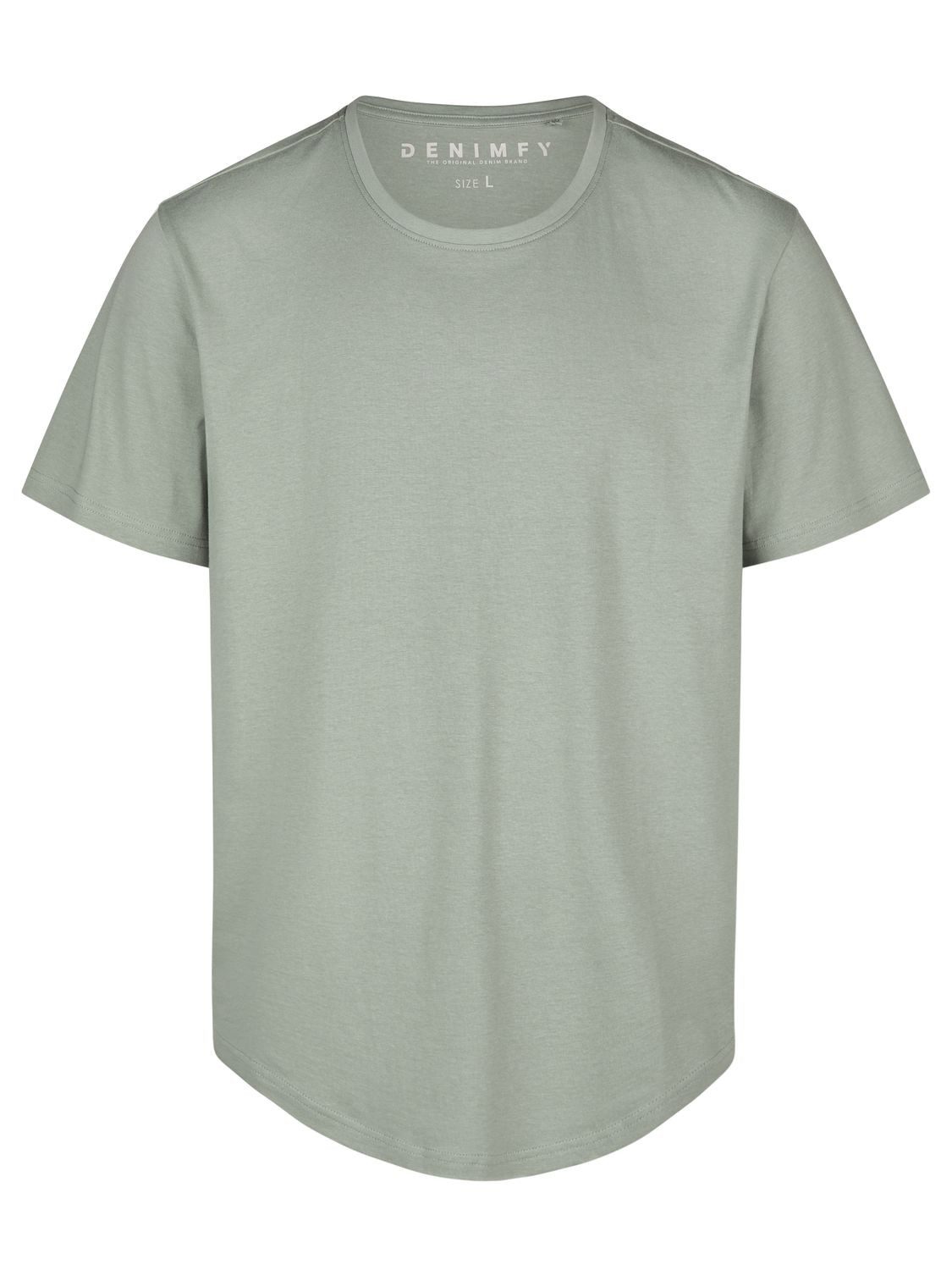 DENIMFY T-Shirt Herren Basicshirt DFPaco 4er Pack Regular Fit (Vorteilspack, 4-tlg) Kurzarm Tee Shirt mit Rundhalsausschnitt aus 100% Baumwolle