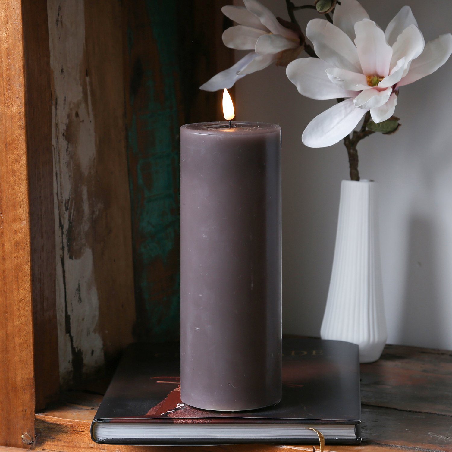 Deluxe Homeart LED-Kerze Mia Deluxe Echtwachs günstig online kaufen