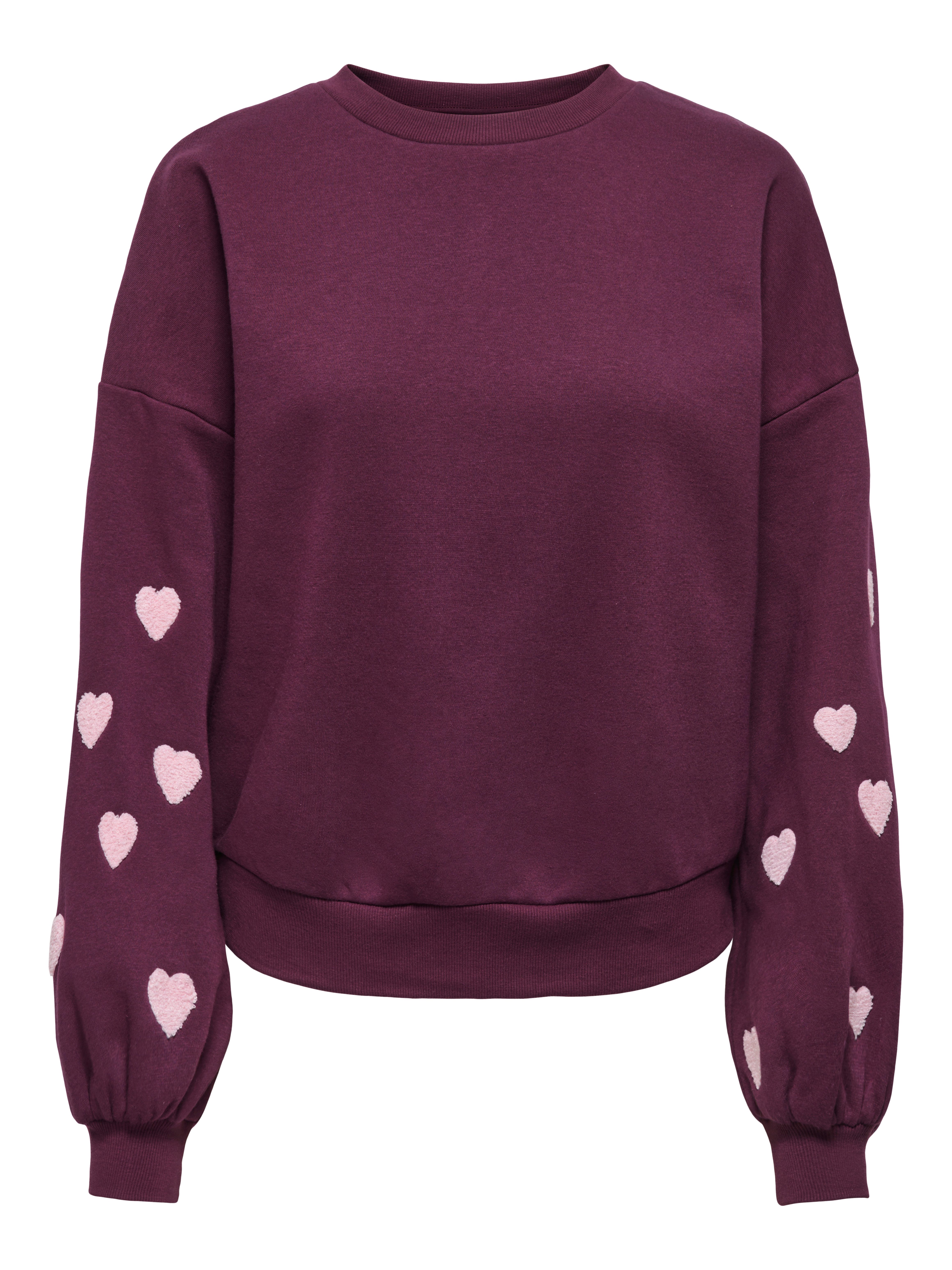 ONLY Sweatshirt ONLMACY L/S O-NECK BOX CC SWT Baumwollmischung, regular fit