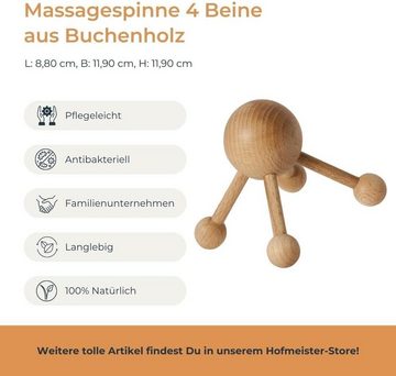 Hofmeister Massagerolle, Buchenholz Massage Wellness Entspannung