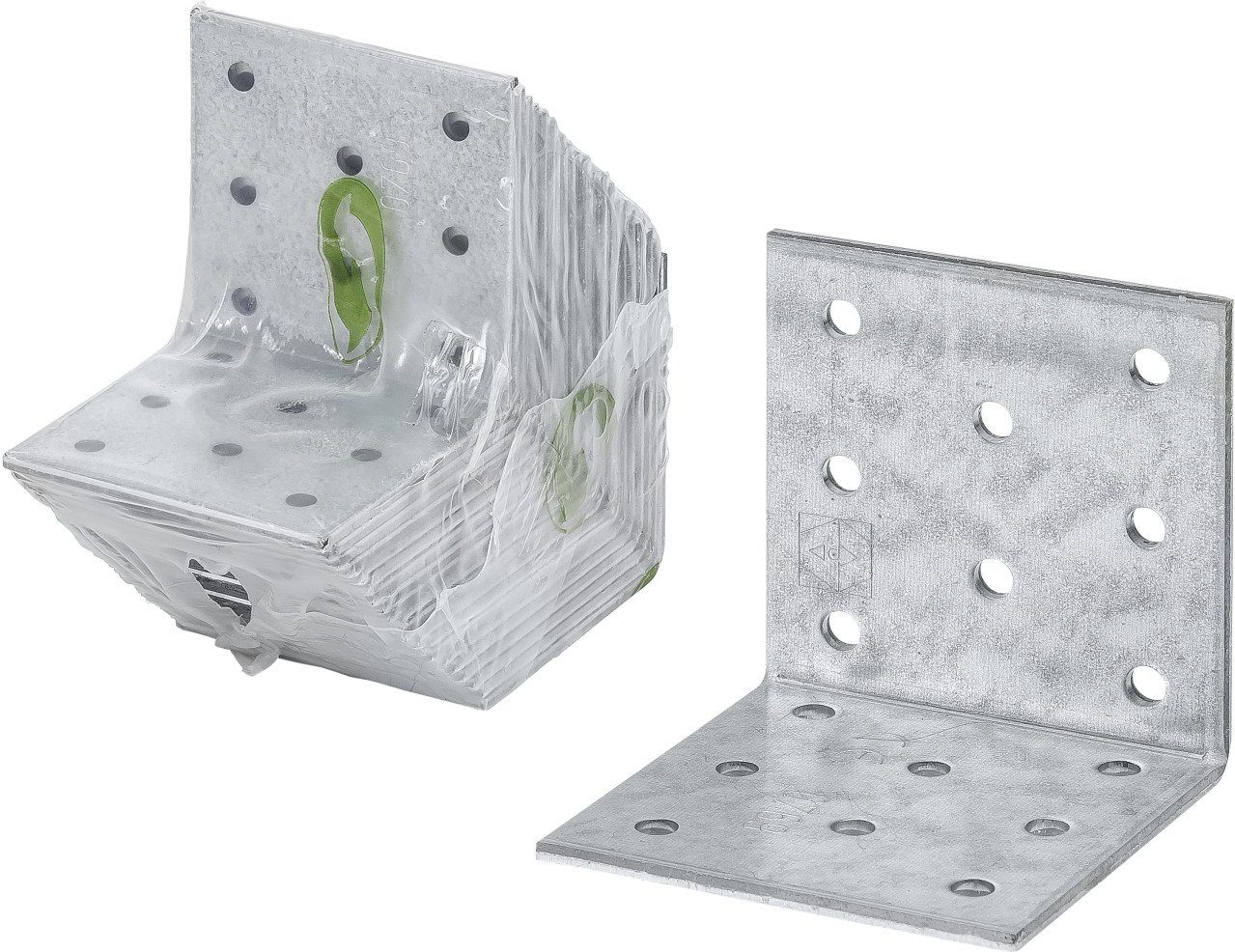 Vormann Winkelverbinder Vormann Lochplattenwinkel sendzimir verzinkt 80 x
