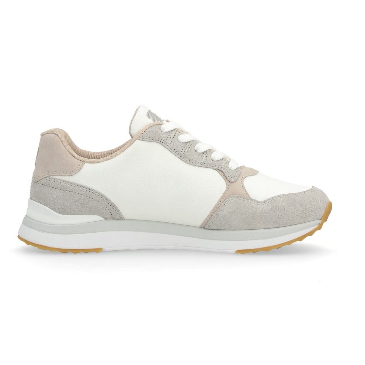 Rieker 42508-81 (Glattleder) weiss/beige Damen Sneaker