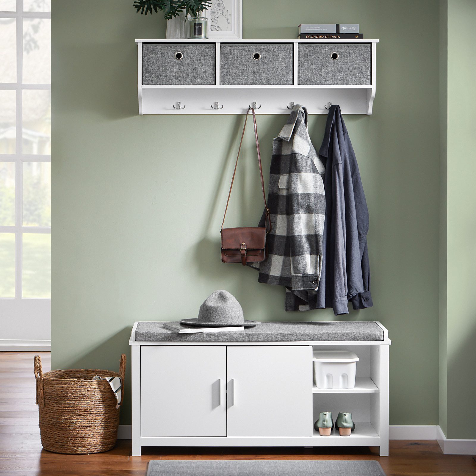 SoBuy Schuhbank FSR168, Sitzbank mit Stauraum Sitzkommode Schuhregal Schuht günstig online kaufen