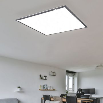 Globo LED Deckenleuchte, LED-Leuchtmittel fest verbaut, Warmweiß, Panel Deckenleuchte Küchen Deckenlampe LED Panel