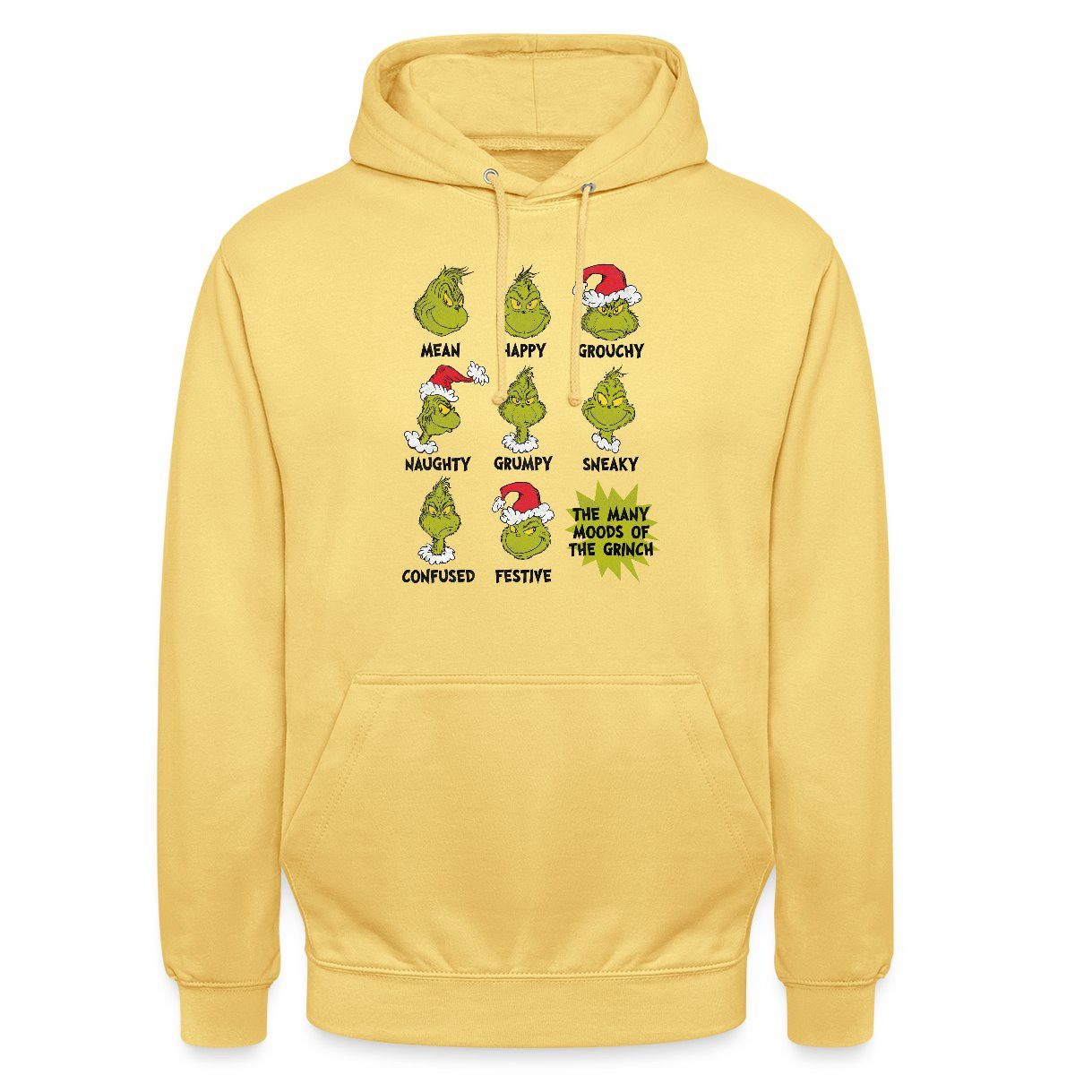 Hoodie Der Grinch Moods Of The Grinch Stimmungen Unisex Hoodie