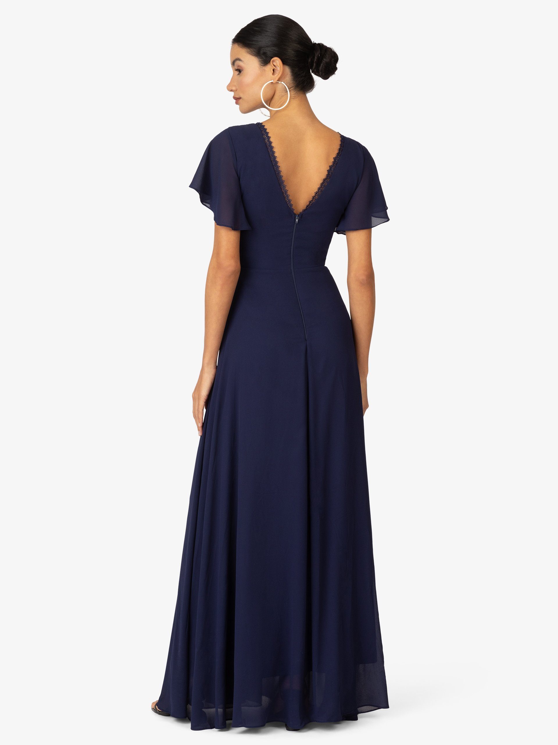 Kraimod Abendkleid aus hochwertigem Material mit V-Ausschnitt