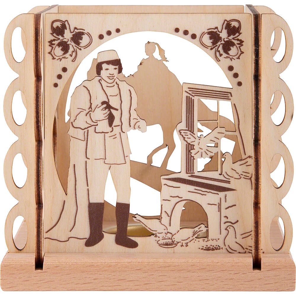 Erzgebirge-Palast Schwibbogen Tischlaterne "Drei Haselnüsse für Aschenbröde günstig online kaufen