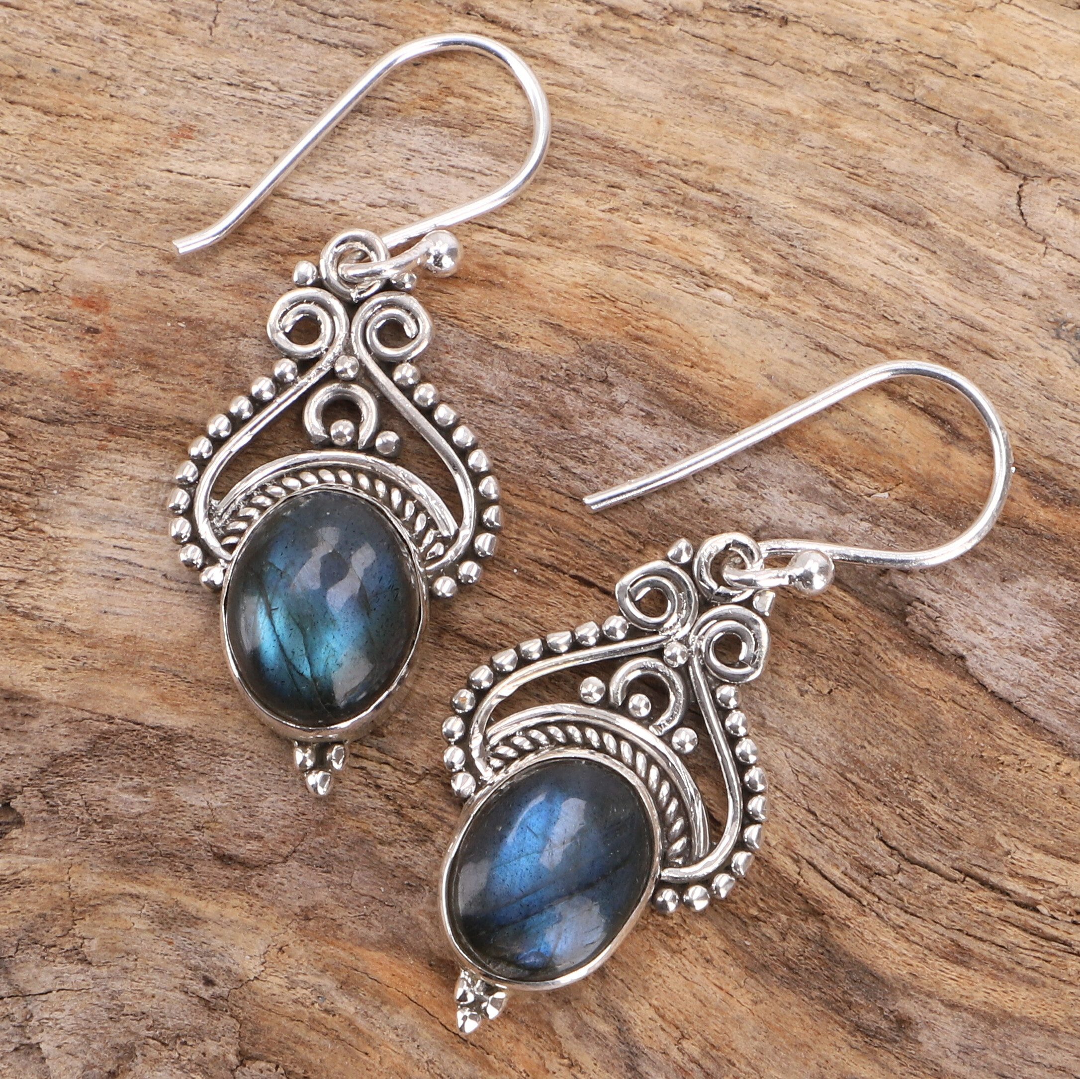 Guru-Shop Paar Ohrhänger Indische Silberohrringe, Ethno Ohrringe, Boho.. günstig online kaufen