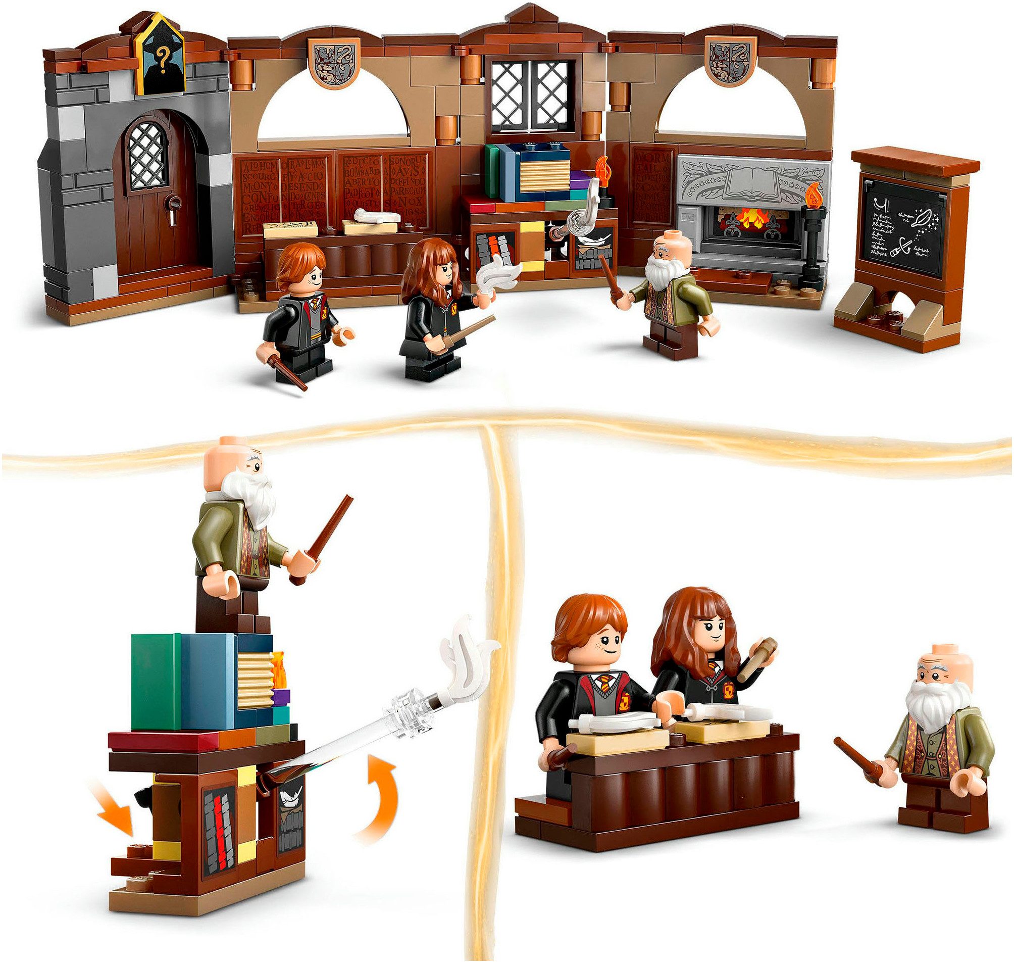 LEGO® Schloss Hogwarts™: Zauberkunstunterricht (76442), LEGO Harry Potter™ Konstruktionsspielsteine, (204 St), Made in Europe – Bild 4 von 5