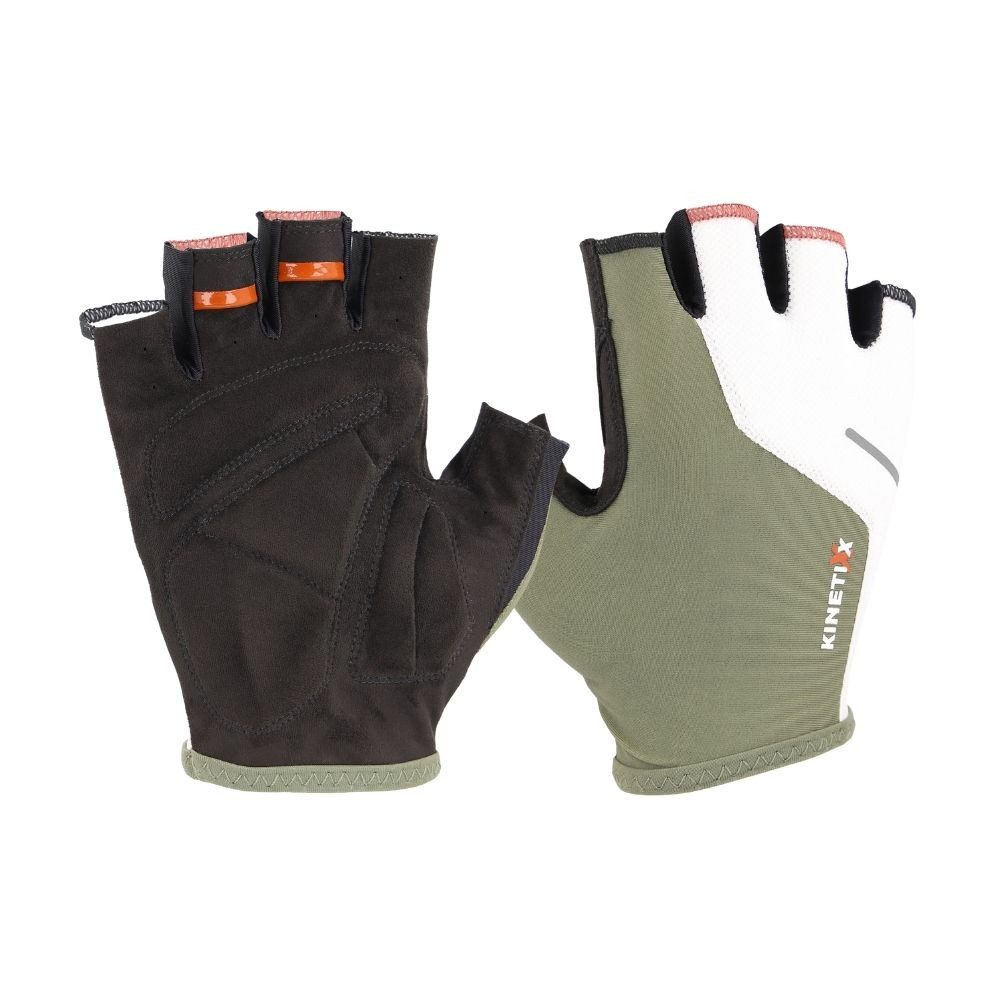 Kinetixx Fahrradhandschuhe Leichter Kurzfinger-Radhandschuh Laron C2G, KinetiXx (in schwarz / anthrazit, olive / weiß, türkis / weiß) Anatomische Passform, Grip, Hoher Tragekomfort