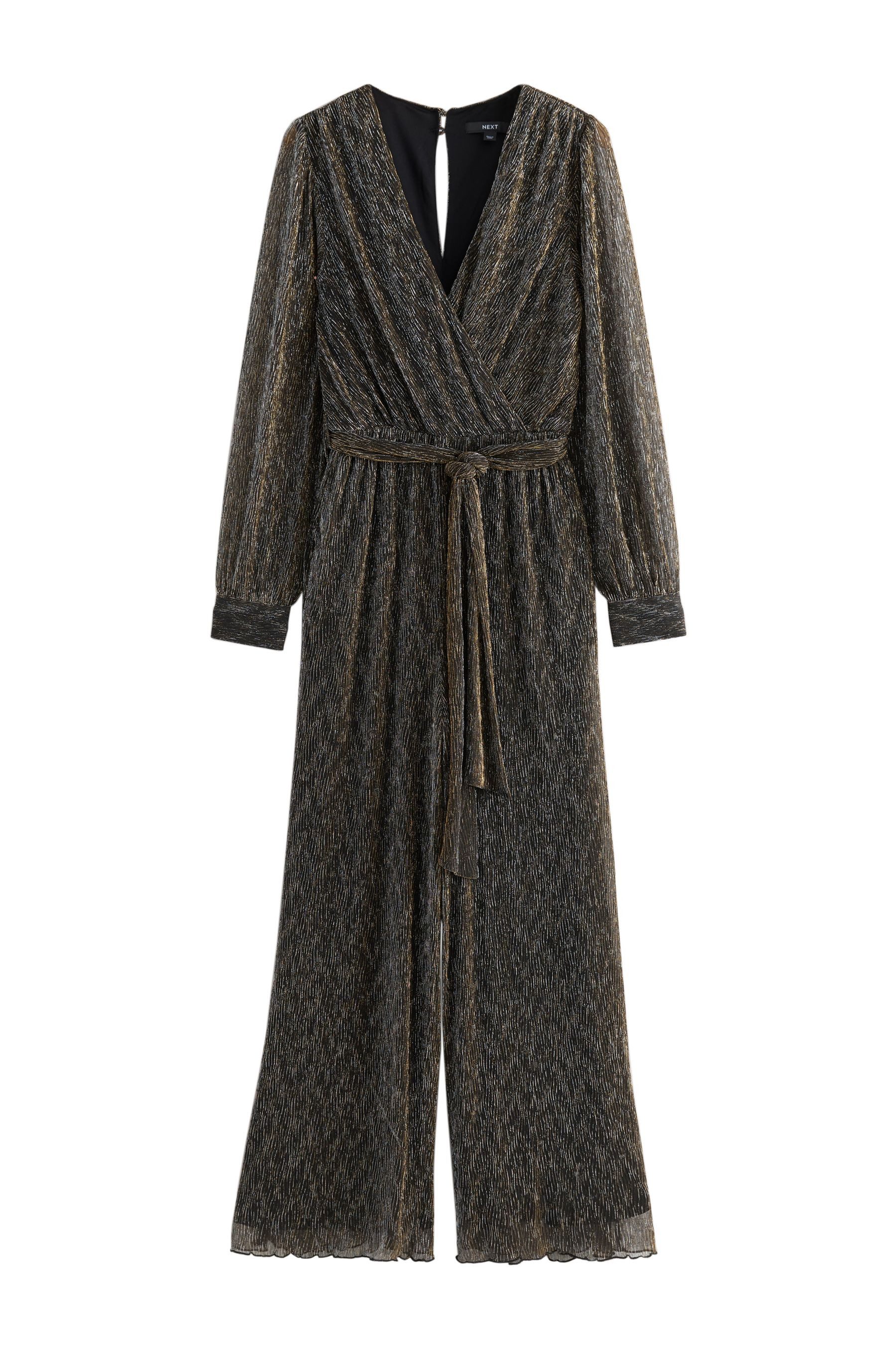 Jumpsuit Overall in Wickeloptik zum Binden
