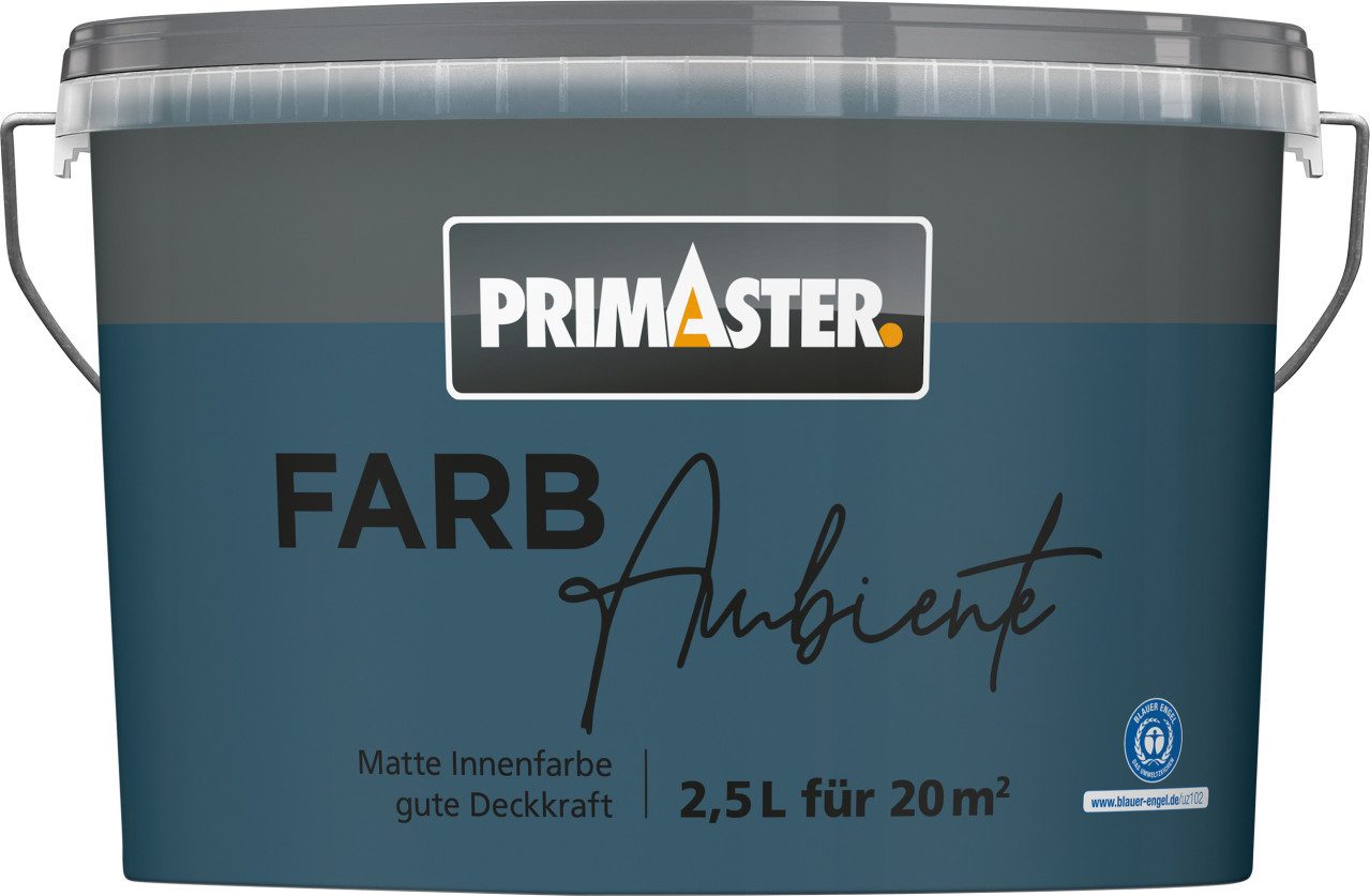 Primaster Wandfarbe Primaster Farbambiente Wandfarbe matt pazifik 2,5