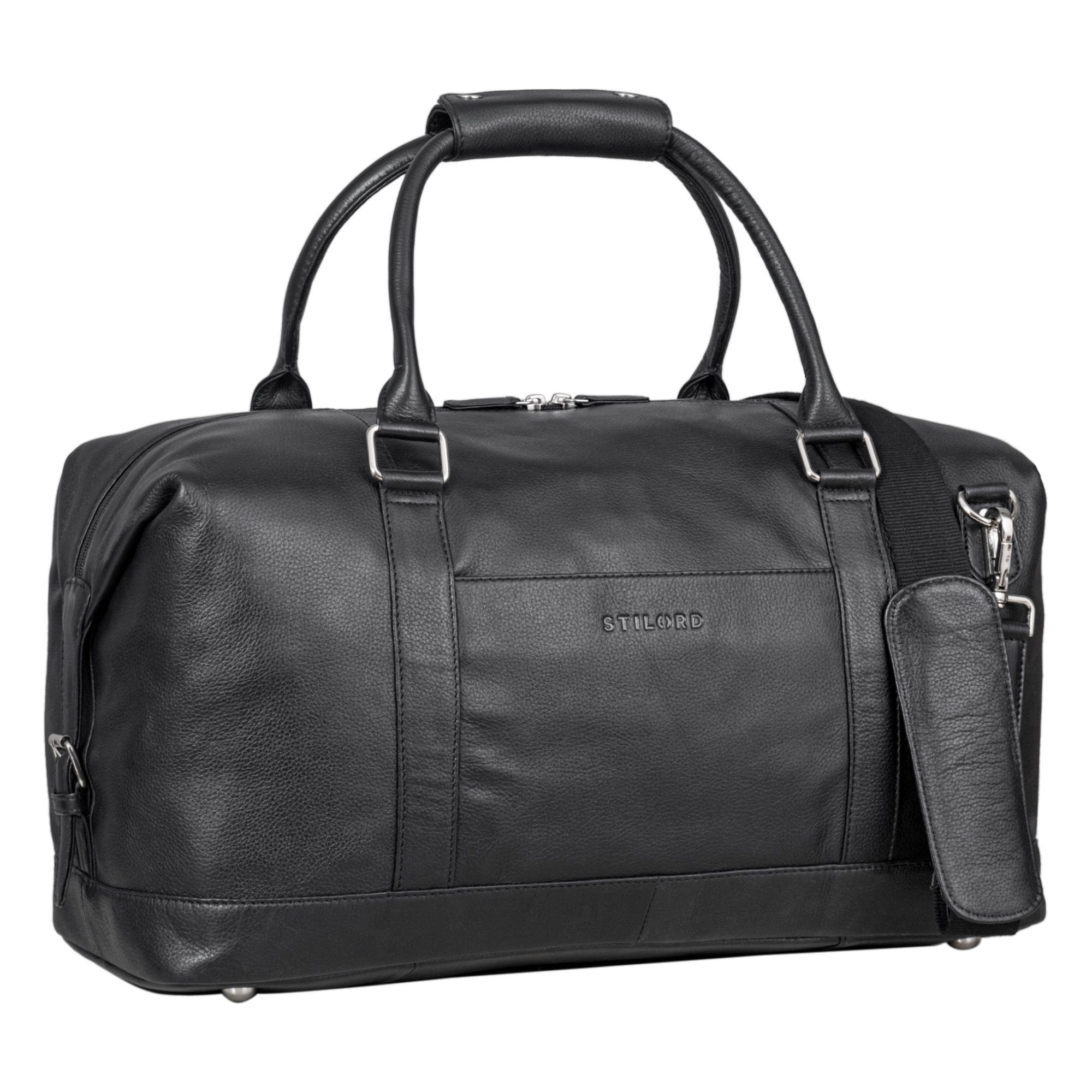 STILORD Weekender "Viator" Leder Reisetasche Weekender im Großformat für Damen Herren