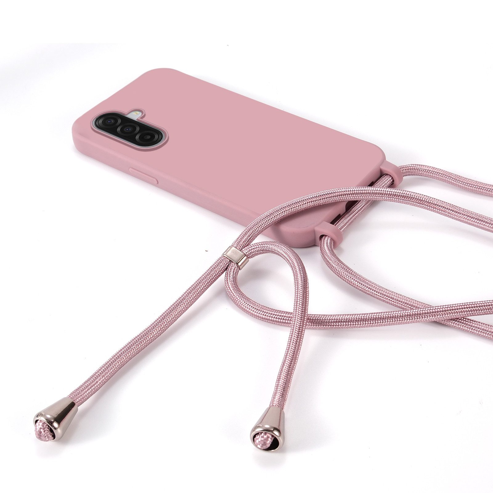 betterfon Handykette für Samsung Galaxy A17 mit Band & Kodel Smartphone Halskette Rosa, Hände frei, mit Silikonhülle & Schnur für flexiblen Alltag – Bild 5 von 5