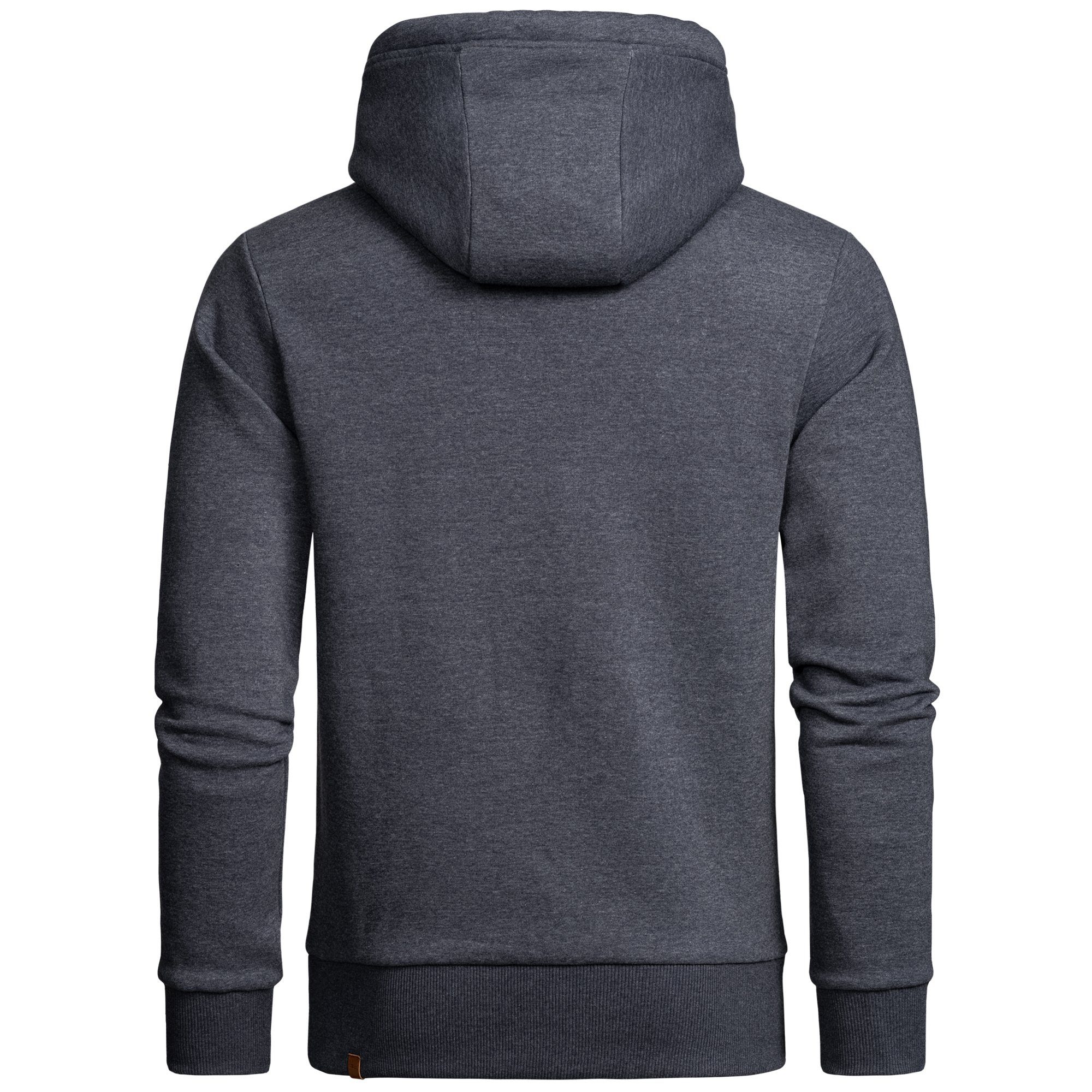 Amaci&Sons Kapuzenpullover YONKERS Kapuzenpullover mit Plüsch-Kapuze Herren Basic Sweatjacke Pullover Plüsch Hoodie Sweatshirt