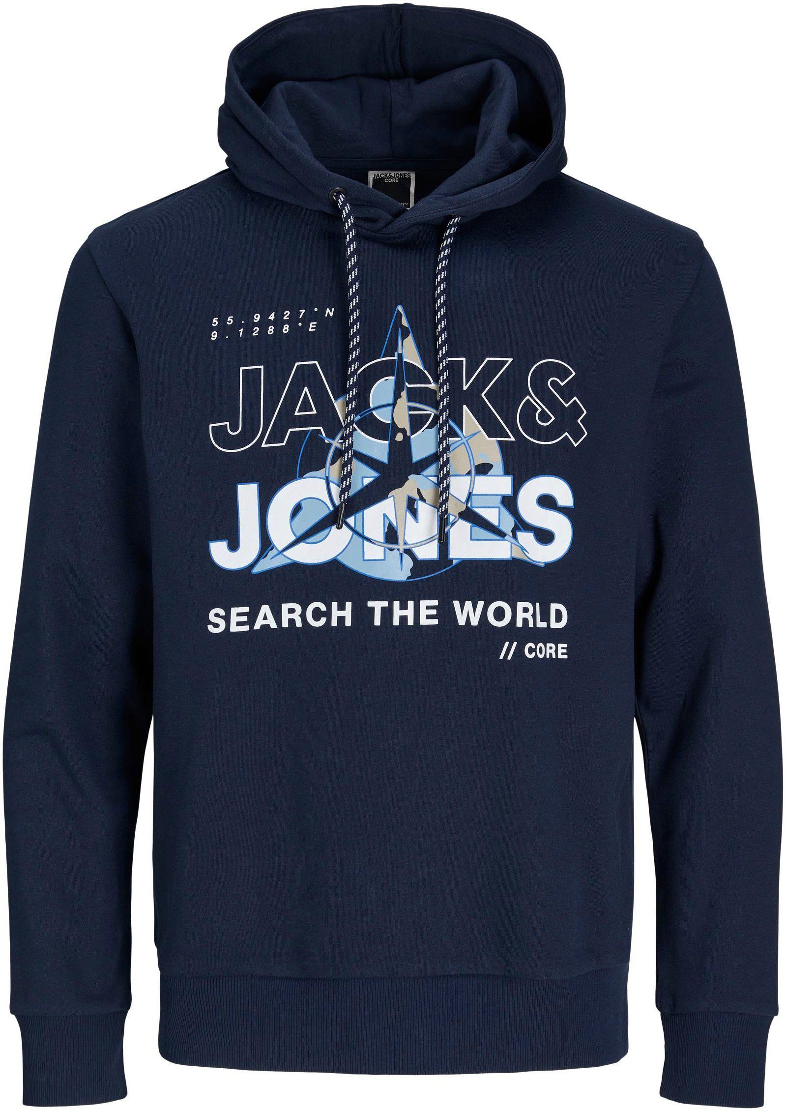 Blazer Jack Navy Jones & LN Kapuzensweatshirt SWEAT JCOHUNT HOOD