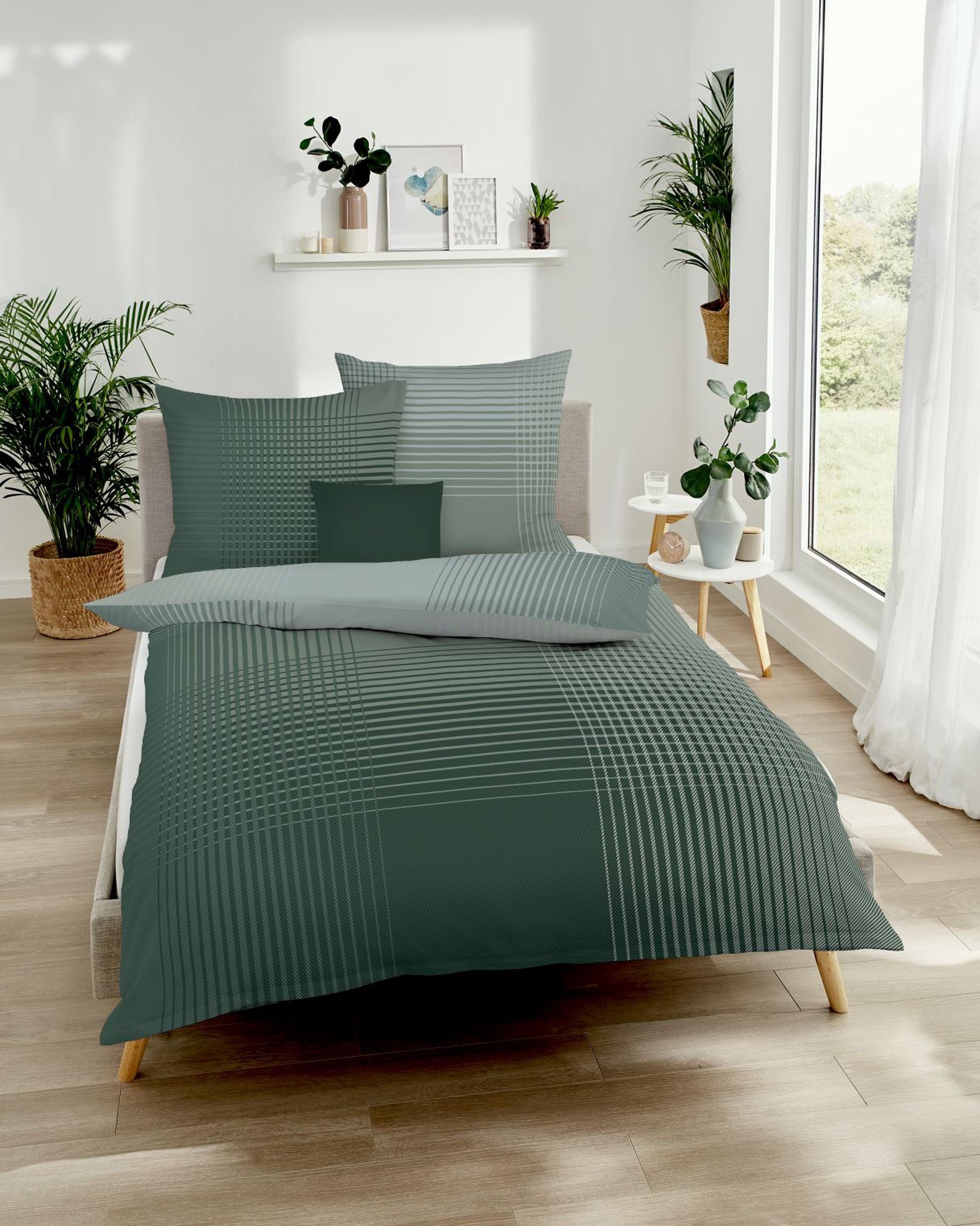Kaeppel Bettwäsche Master, Mako-Satin, 2 teilig, mit Karomuster