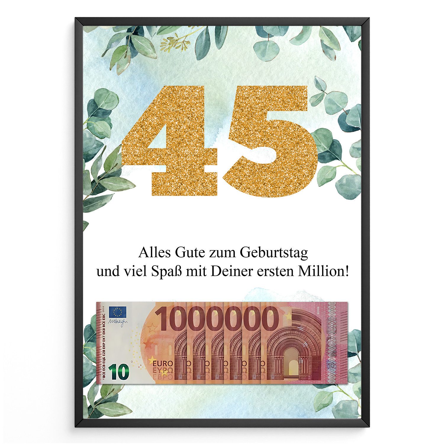 Tigerlino Poster Geldgeschenk Geburtstag Frauen Männer günstig online kaufen