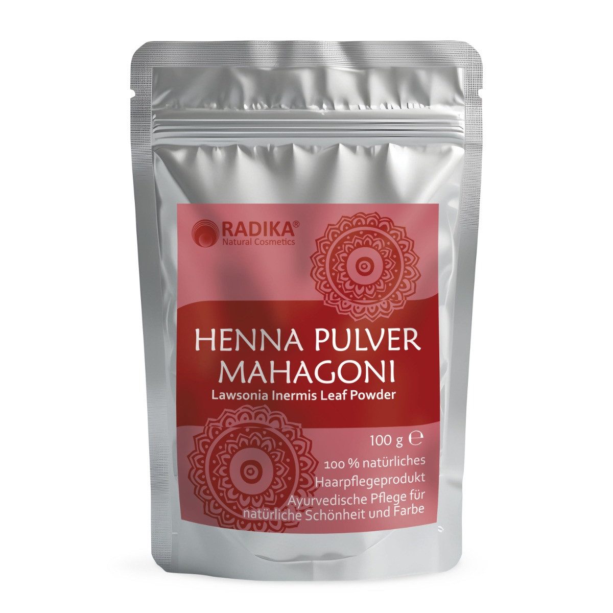 BIOHERBA R Pflege-Set Bioherba Henna Pulver Mahagoni Lawsonia Inermis Leaf Powder 100 g, 1-tlg.
