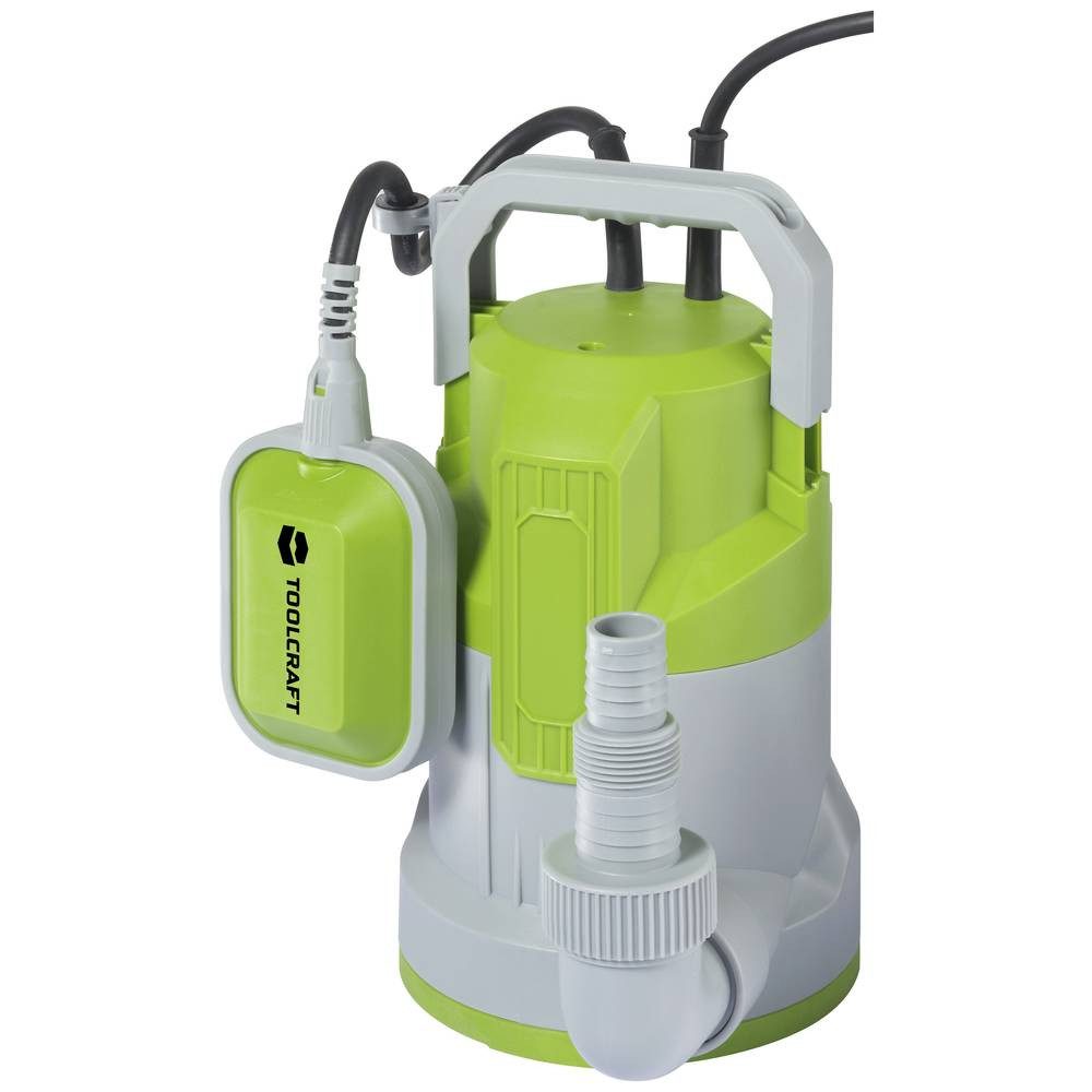 TOOLCRAFT Tauchpumpe Tauchpumpe für Frischwasser, mit Schwimmschalter, 550 W TO-9632055