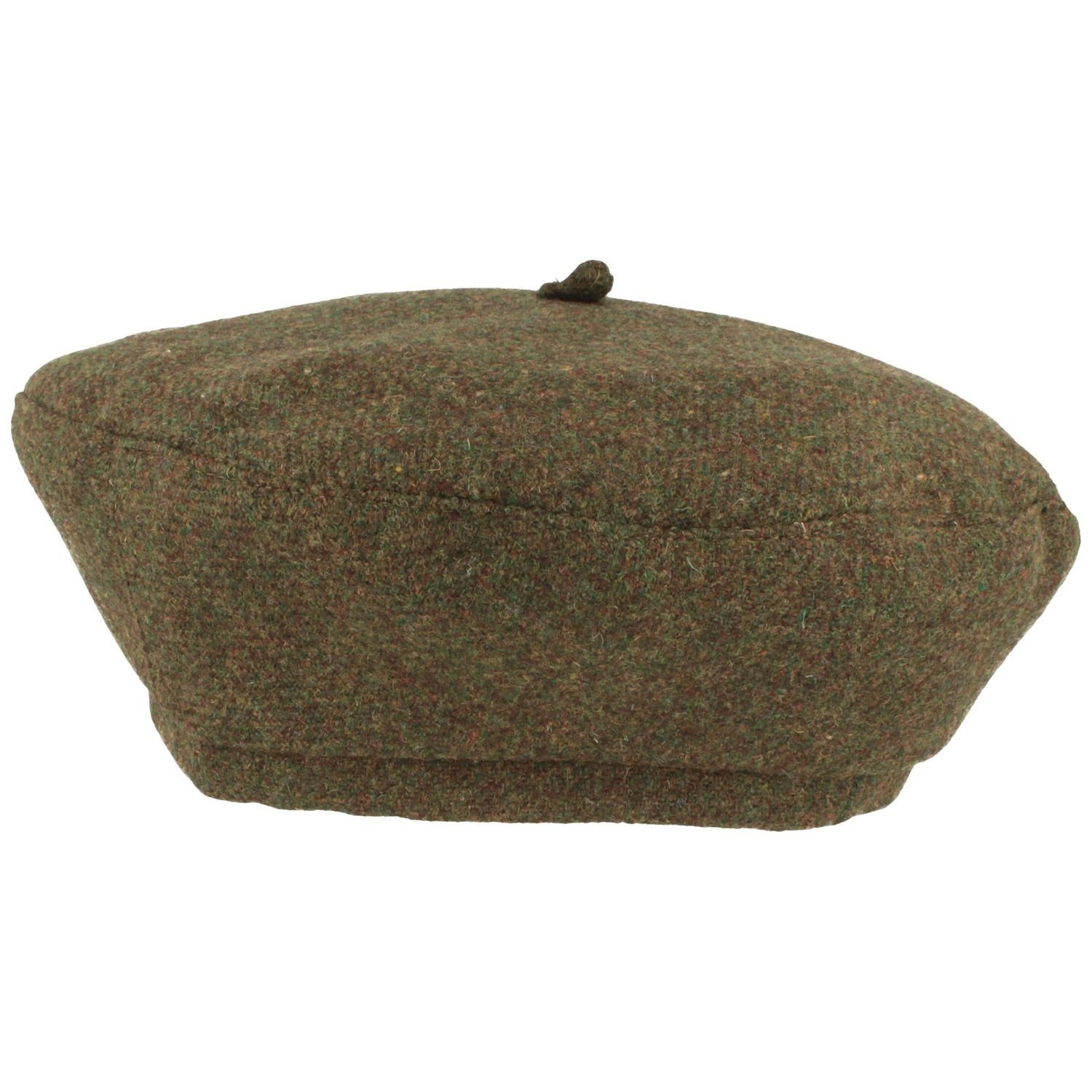 MtM Baskenmütze uni Loden aus 100% Wolle mit Baumwoll-Futter günstig online kaufen