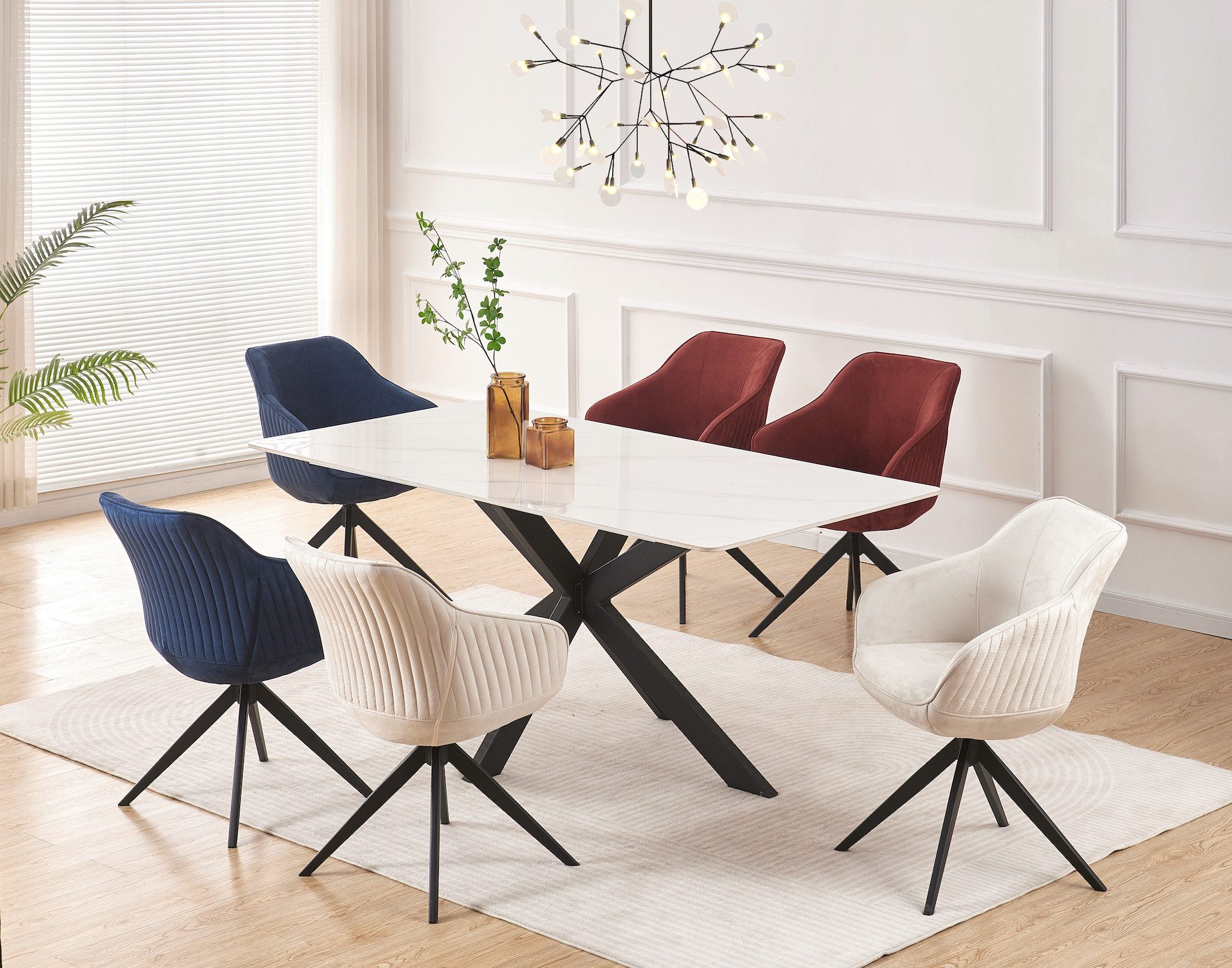 B&D home Polsterstuhl ARVIT (1 St), drehbar, Sitzschale