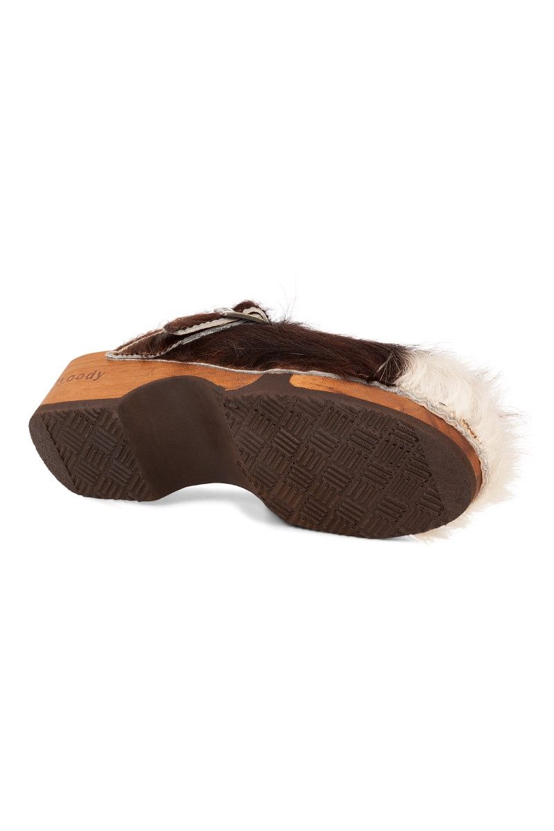 woody GmbH Kuhfell Clogs - MANU FELL - kuhfell Sneaker Ballerinas