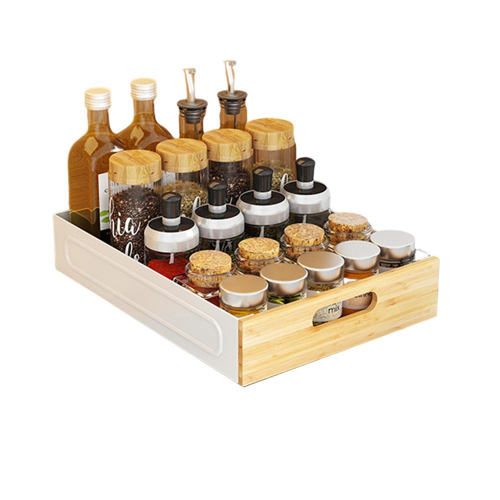 GarveeMore Küchenorganizer-Set Schrank Ausziehbare Schublade Carbon günstig online kaufen