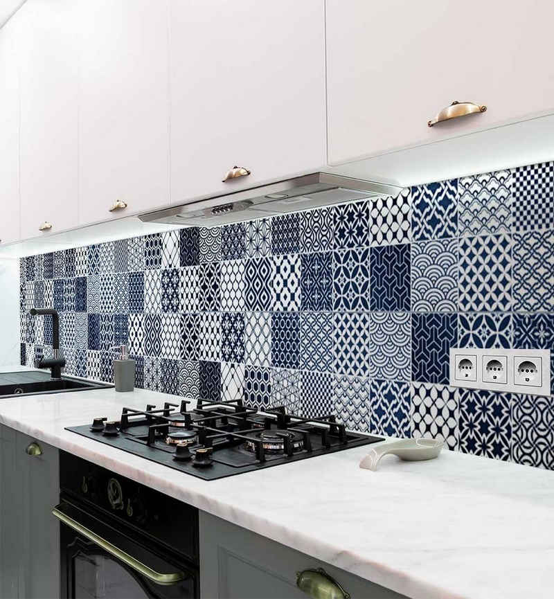 MyMaxxi Dekorationsfolie Küchenrückwand Retro Kacheln selbstklebend Spritzschutz Folie