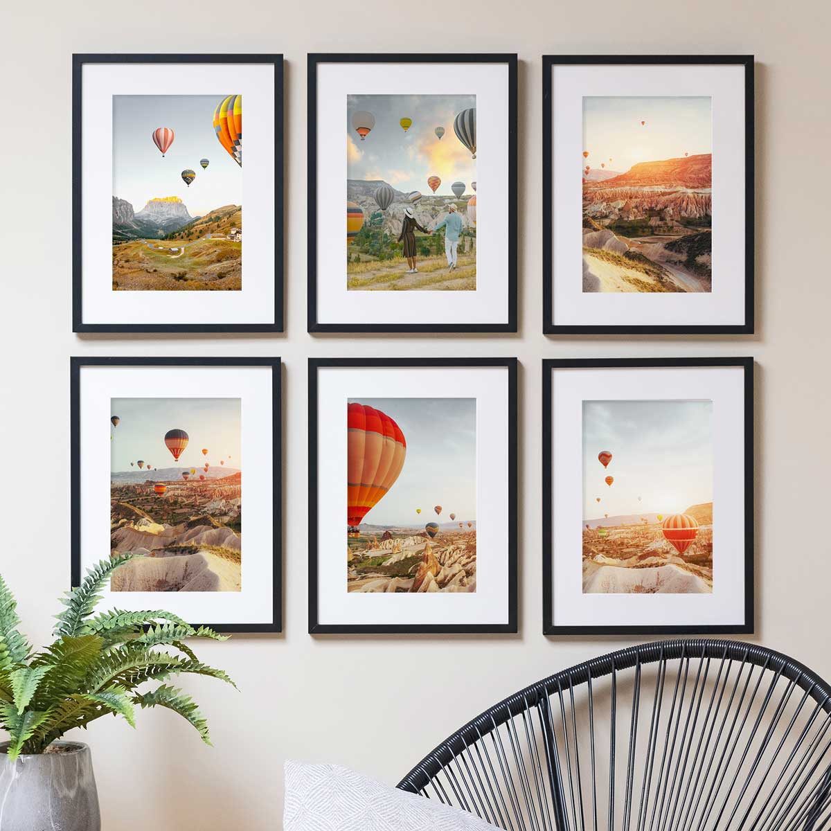 PHOTOLINI Bilderrahmen 6er Set 30x40 cm günstig online kaufen
