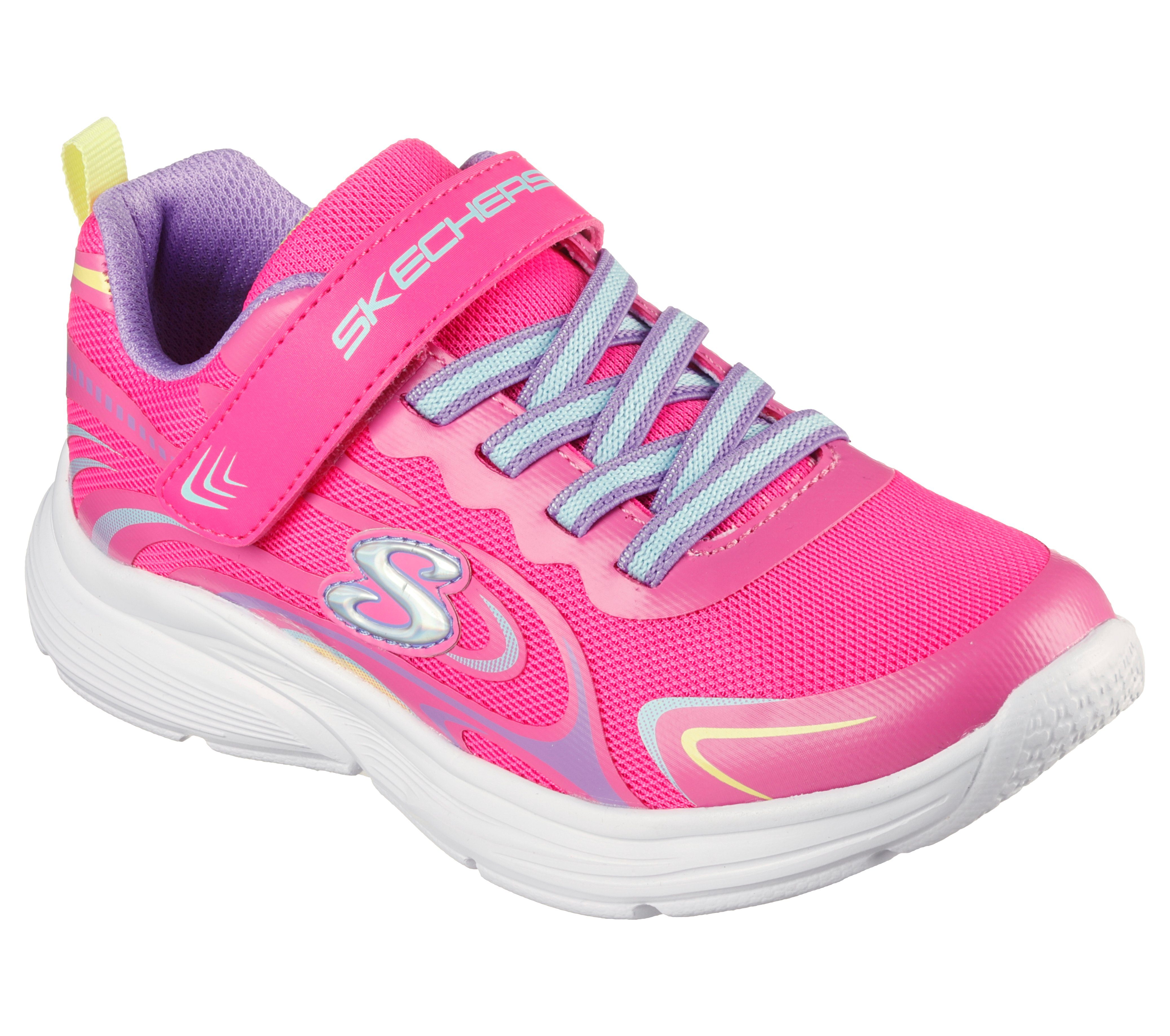 Skechers WAVY LITES EUREKA SHINE Sneaker Gepolsterte Komfort-Innensohle Pink | Sneaker