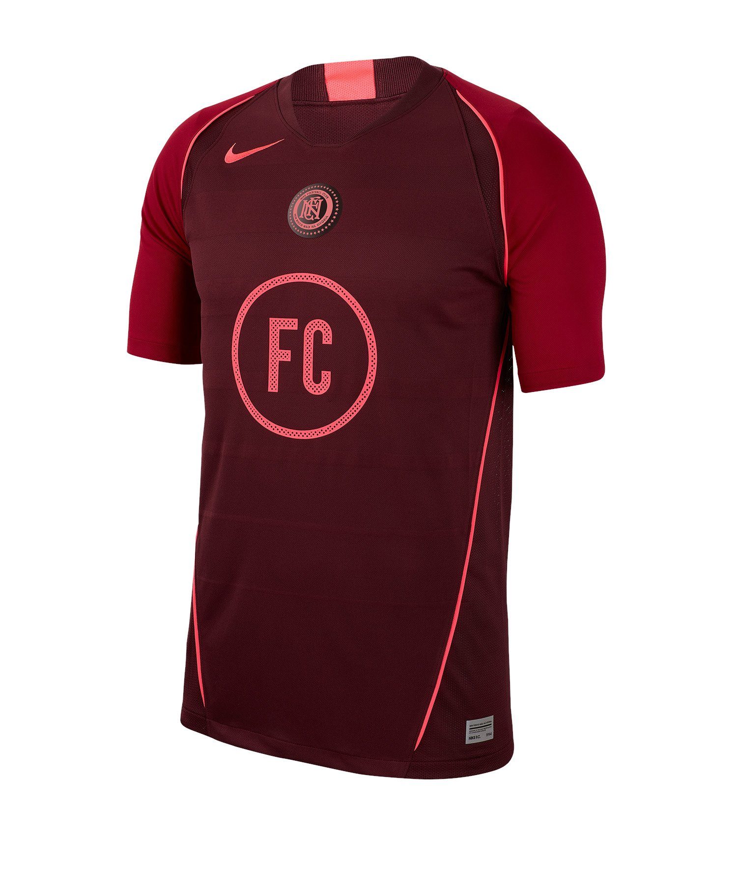 F.C. default T-Shirt kurzarm Soccer Nike Trikot rot Home Sportswear
