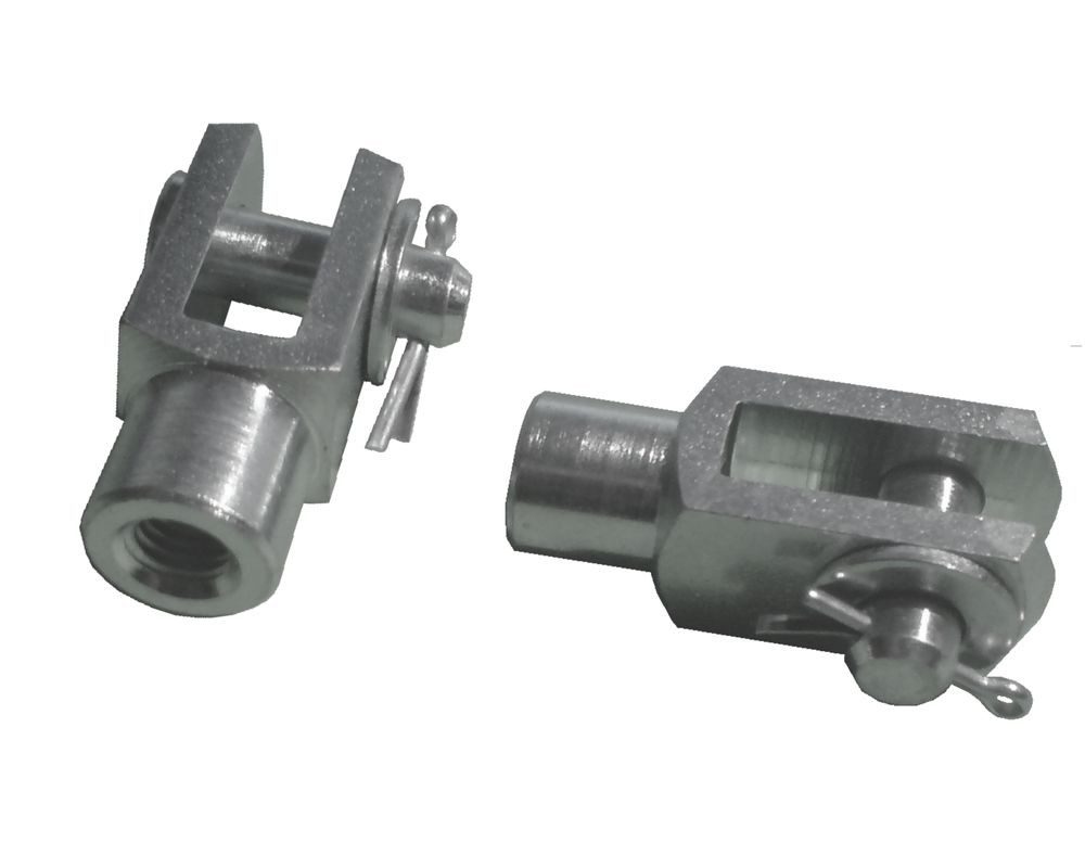 mbo Oßwald GmbH & Co KG Anhänger 20x Gabelkopf 5x10 - M5 + Sicherungsbolzen /Splintbolzen verzinkt
