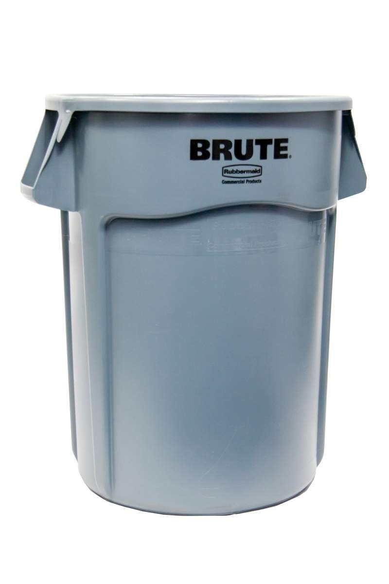 Rubbermaid Mülltrennsystem Rubbermaid BRUTE®-Behälter mit Lüftungskanälen, 167 l, grau