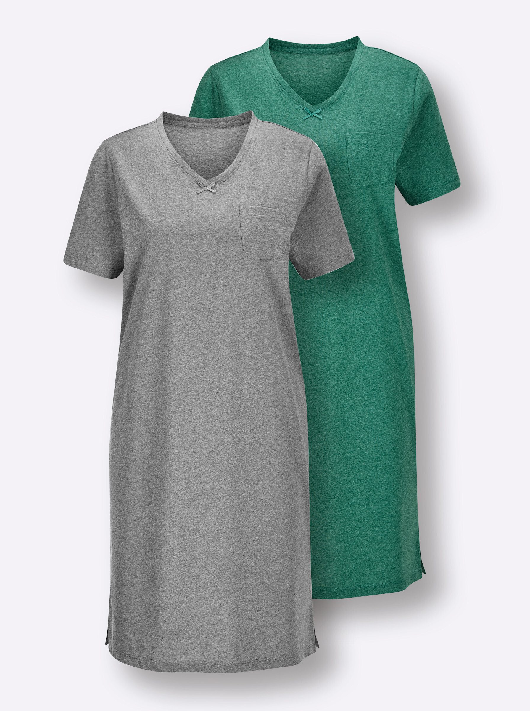 Witt Sleepshirt Sleepshirts Kurzarm (2-tlg)