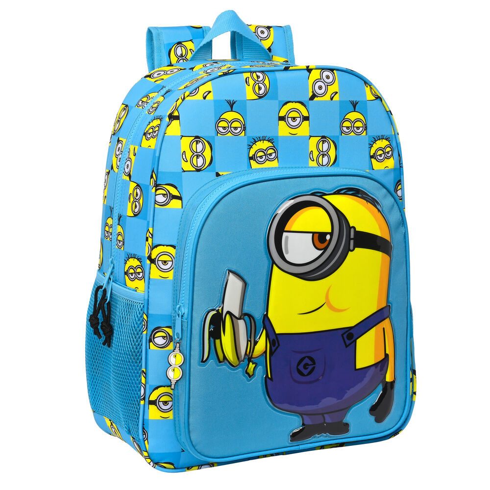Minions Kinderrucksack Rucksack Kinderrucksack Freizeitrucksack Minions Blau 33 x 42 x 14 cm