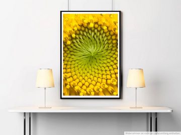 Sinus Art Poster Naturfotografie 60x90cm Poster Nahaufnahme einer Sonnenblumen