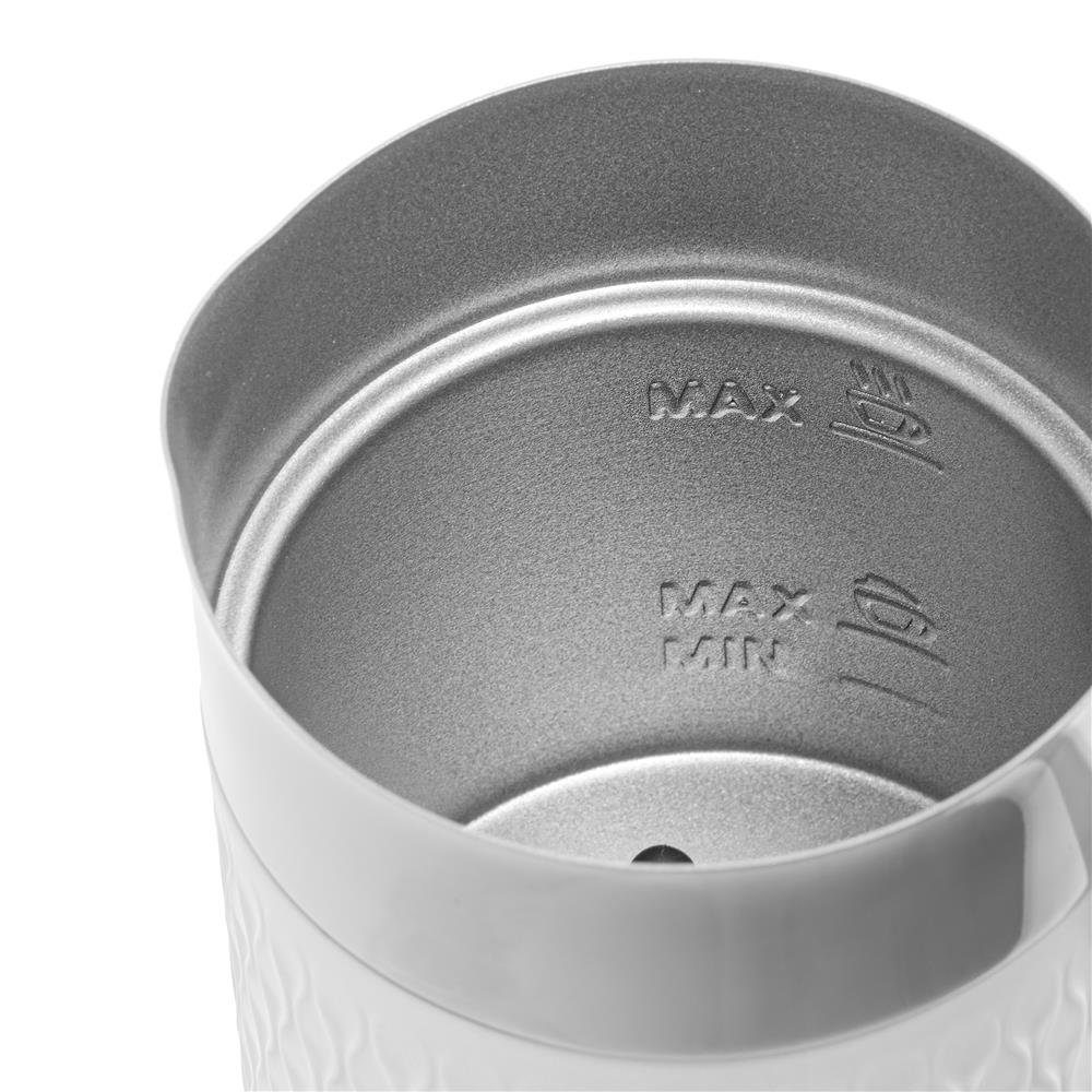 Adler Milchaufschäumer AD 4494, 500,00 W, Aufschäumen und Erhitzen weiß Antihaftbeschichtung