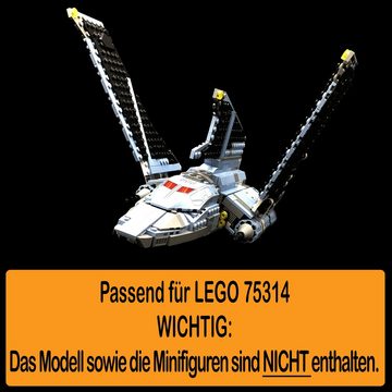 AREA17 Standfuß Acryl Display Stand für LEGO 75314 The Bad Batch, Verschiedene Winkel und Positionen einstellbar