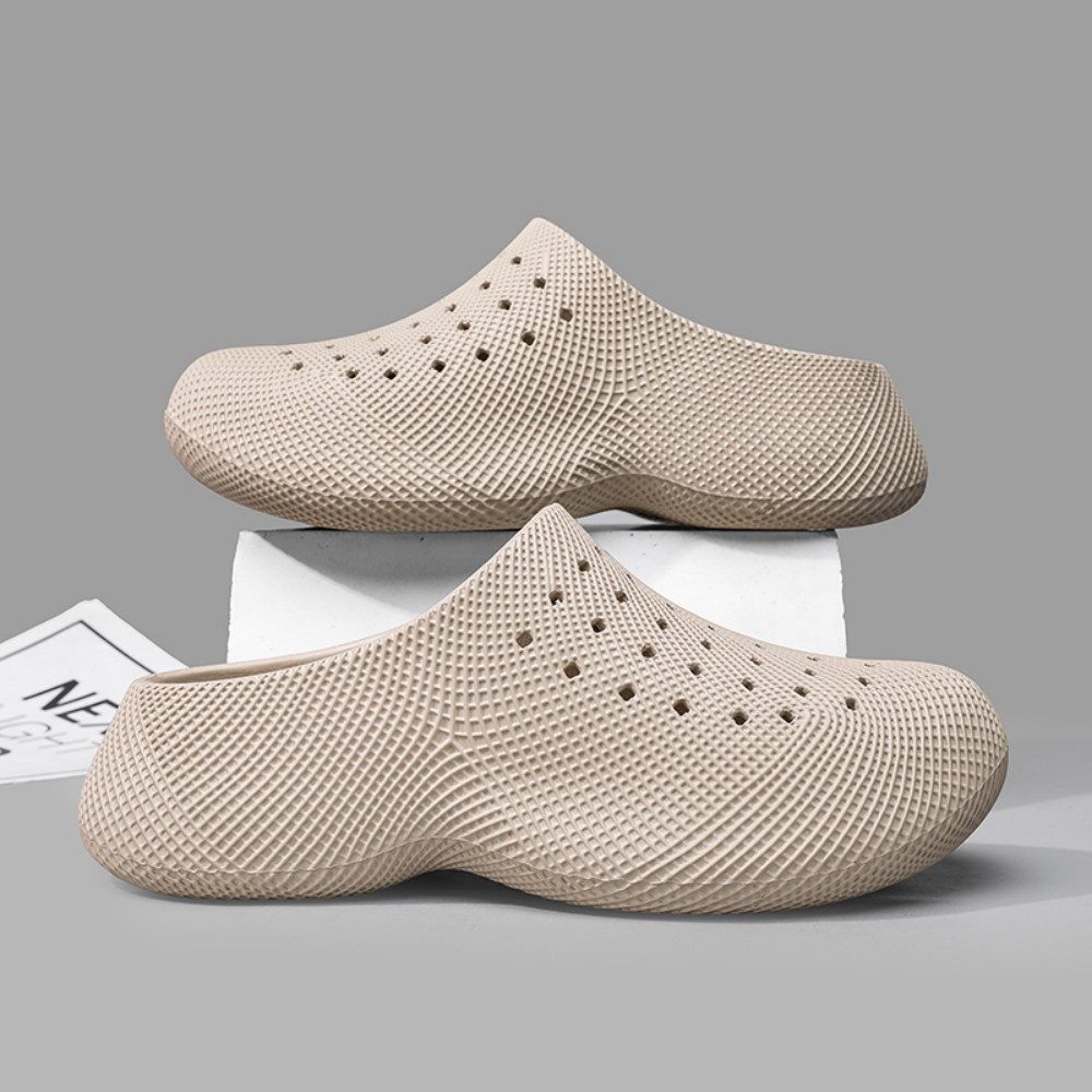HUSK'SWARE Bequeme Freizeitclogs Clog (Modischer Freizeitlook, Atmungsaktive Belüftungsöffnungen) Weiches & flexibles EVA-Material Rutschfeste Sohle