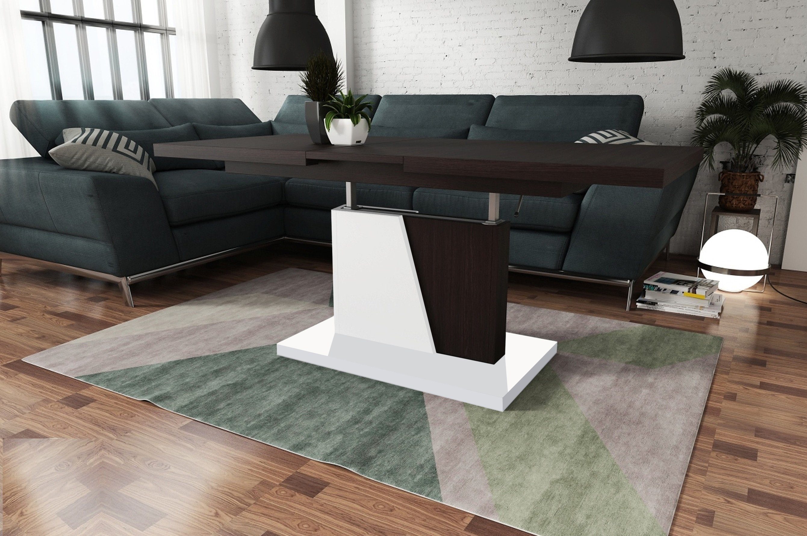 Mazzoni Couchtisch Grand Noir Walnuss Wenge günstig online kaufen