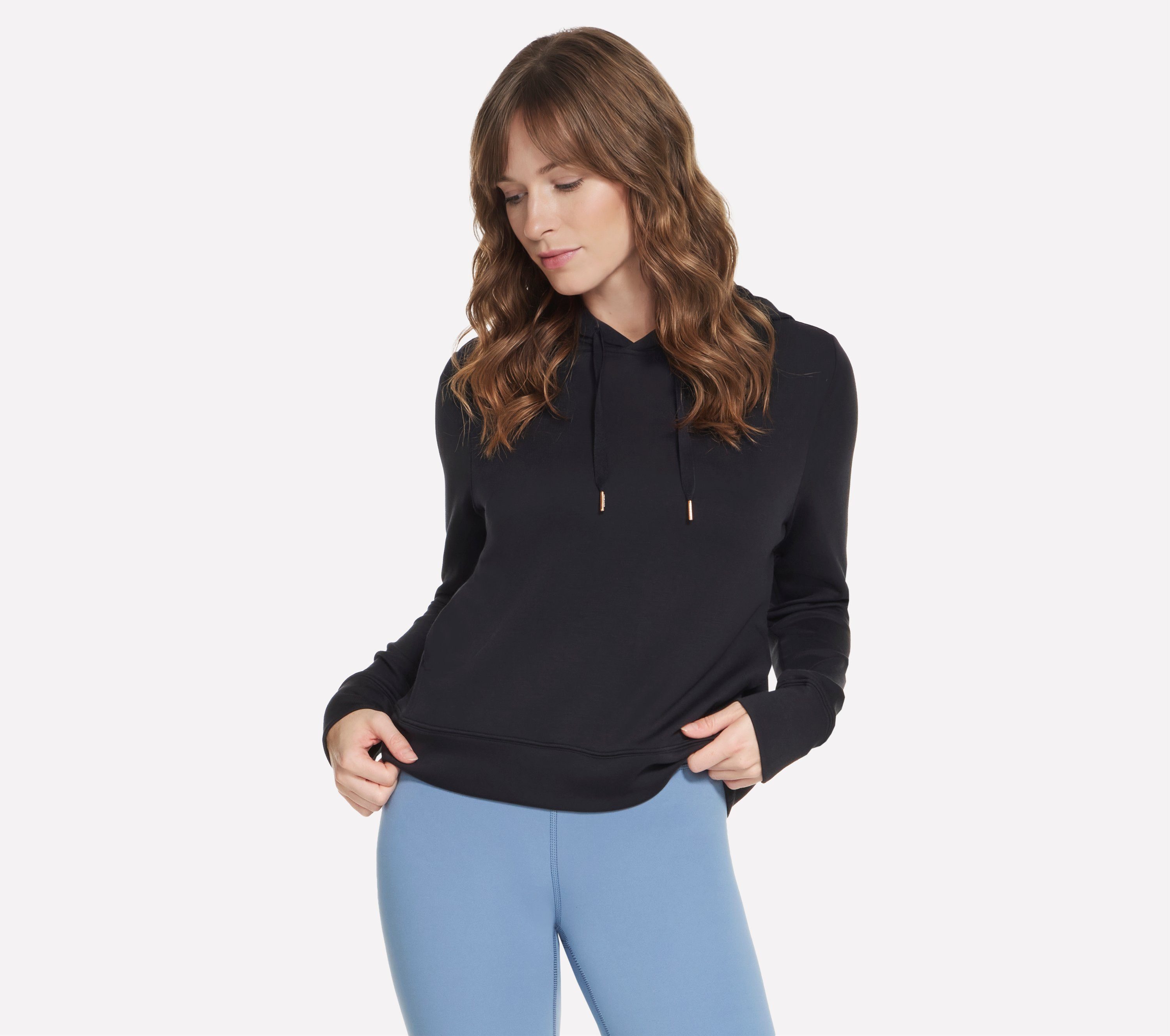 Skechers Kapuzenpullover Women's Hoodie sportlicher Kapuzenpullover, aus Viskose, Polyester und Elasthan